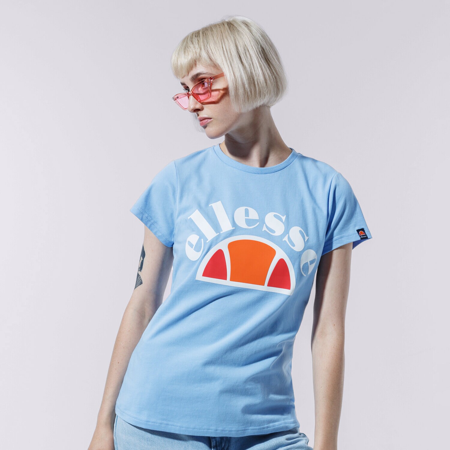 Ženske majice ELLESSE T-SHIRT CINE SGE09978LIGHTBLUE plava