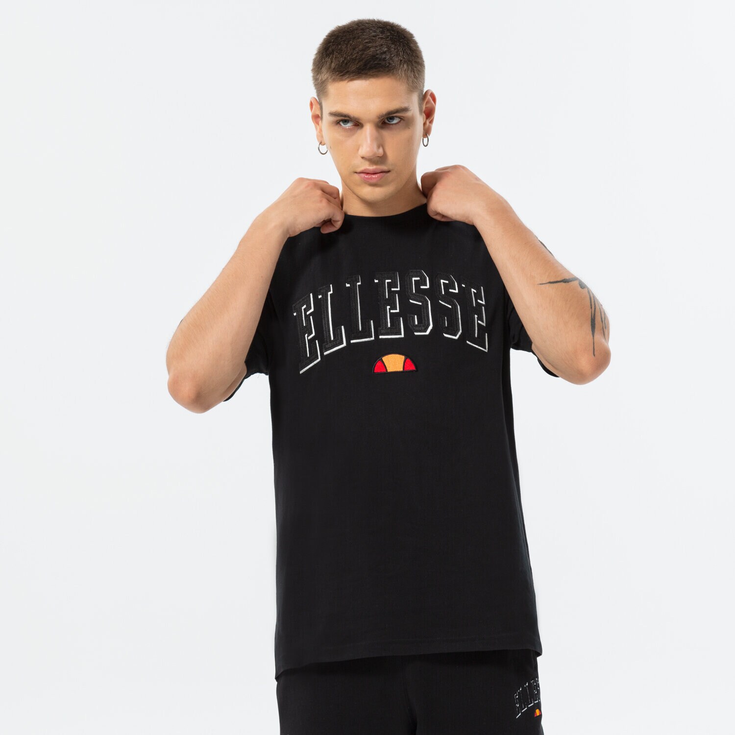 Muške majice ELLESSE T-SHIRT COLUMBIA TEE BLK SHP16225011 crna