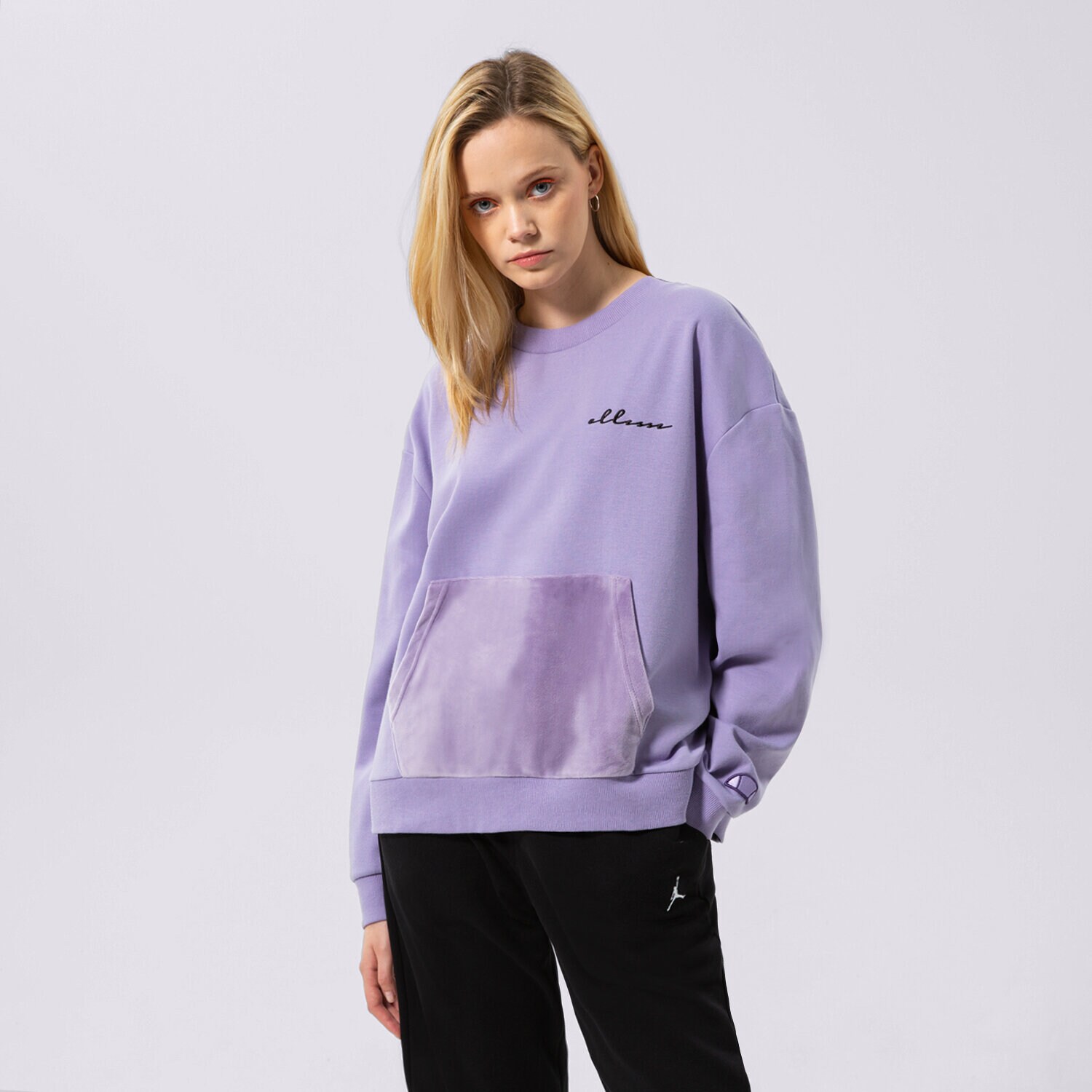 Ženske dukserice ELLESSE VESTA KIRAIC SWEATSHIRT PRPL SGM14162305 ljubičasta
