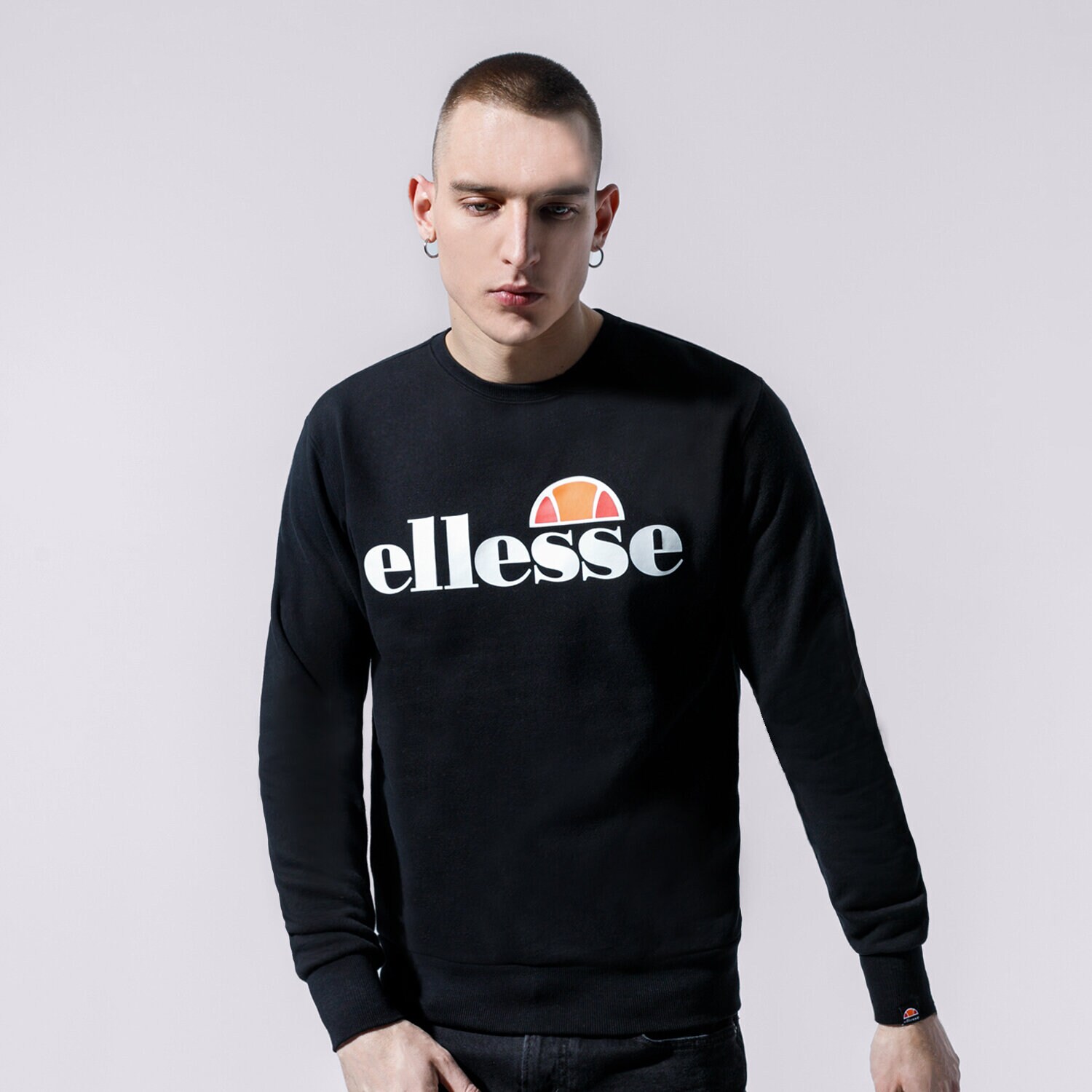 Muške dukserice ELLESSE VESTA SL SUCCISO BLK SHC07930011 crna