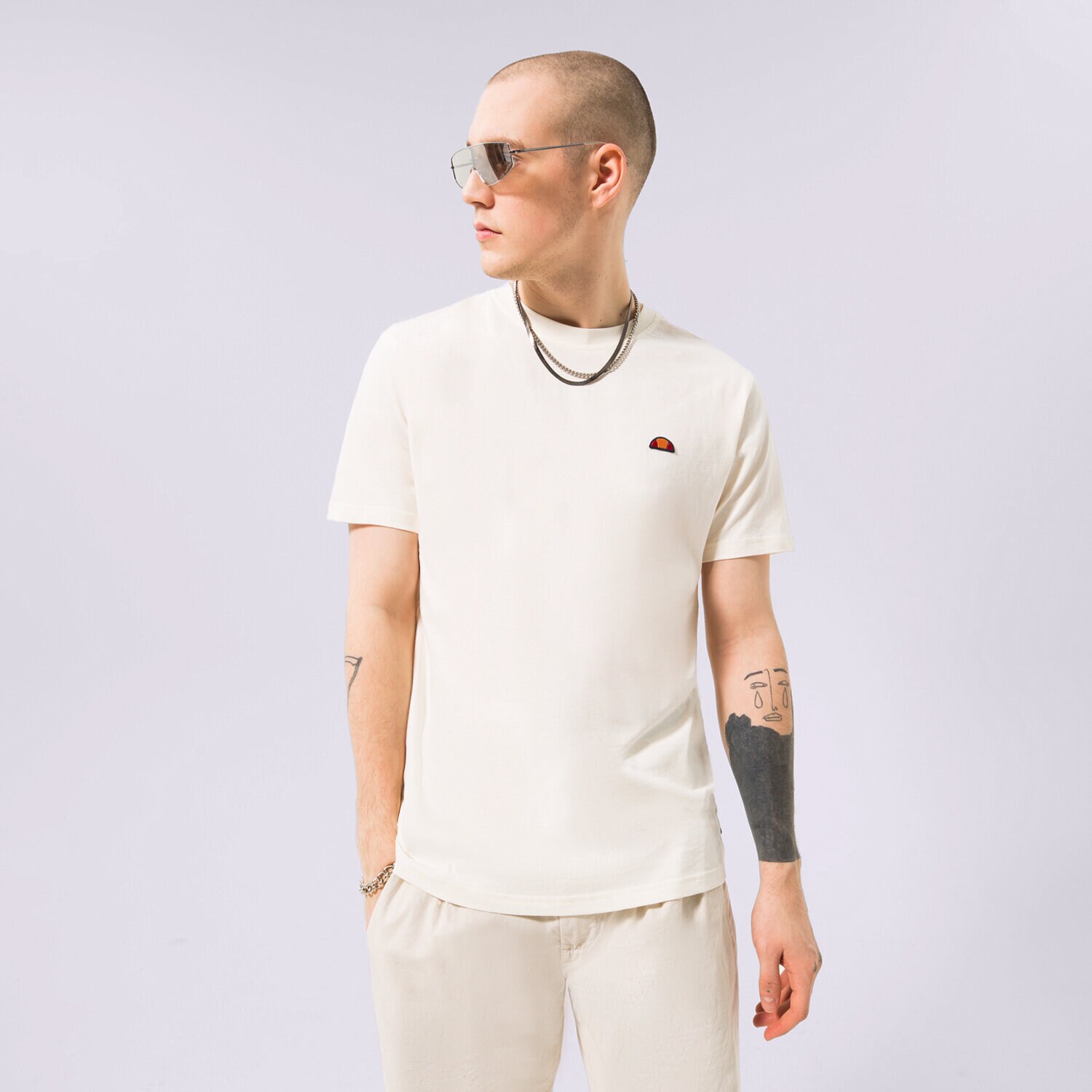 Muške majice ELLESSE T-SHIRT AZZINA OFF WHITE SMG19603904 bijela