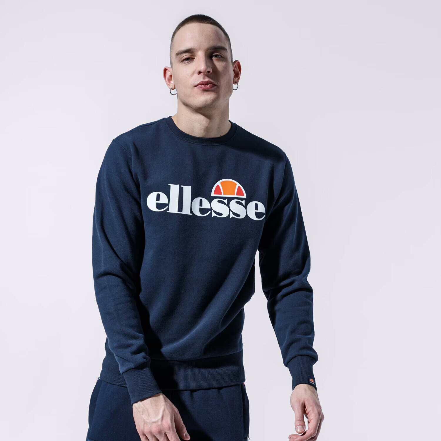 Muške dukserice ELLESSE VESTA SL SUCCISO NAVY SHC07930429 tamno plava