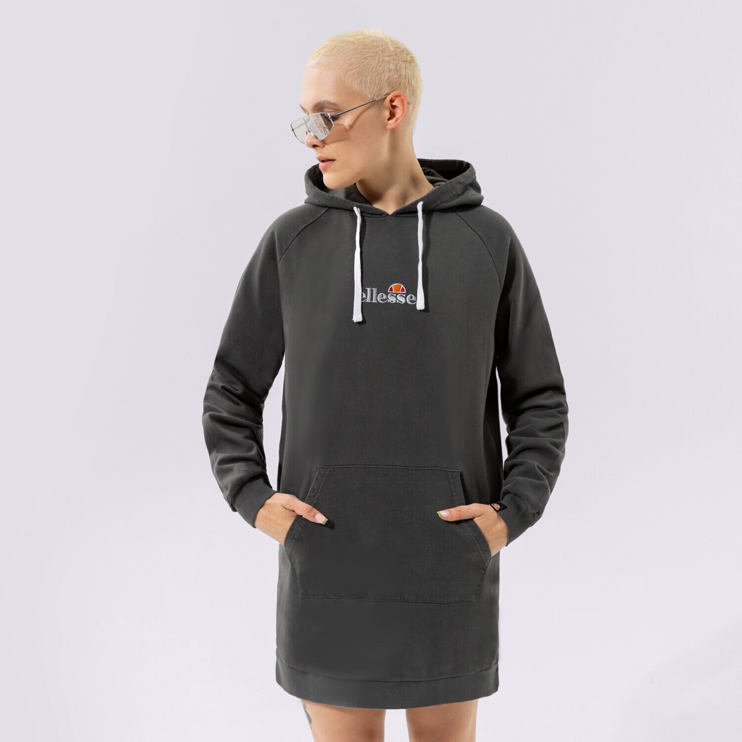 Ženske dukserice ELLESSE VESTA S KAPULJAČOM TRIPHALATRENIRKAS BLK SGK13152011 crna