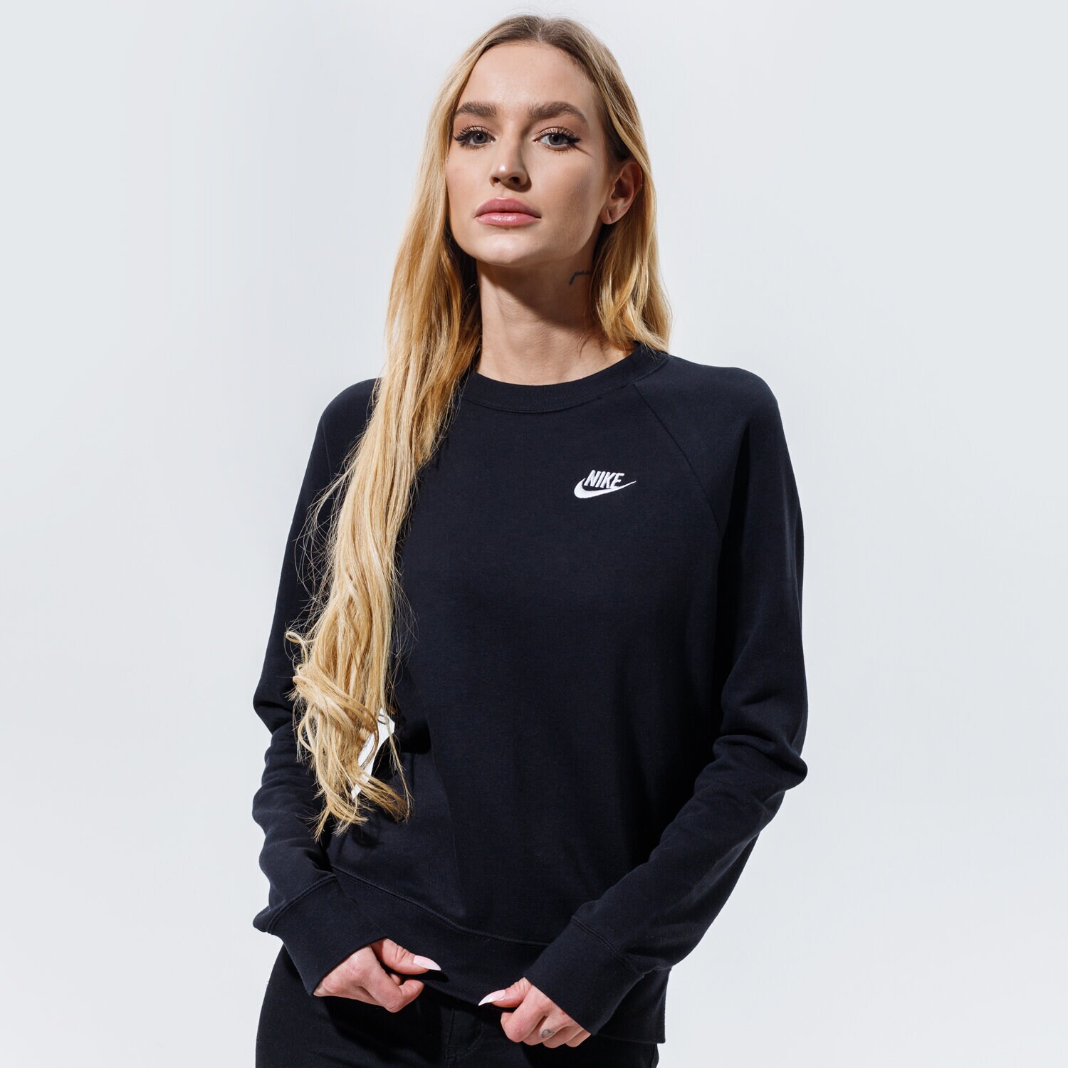 Ženske dukserice NIKE VESTA W NSW ESSNTL FLC BV4110-010 crna