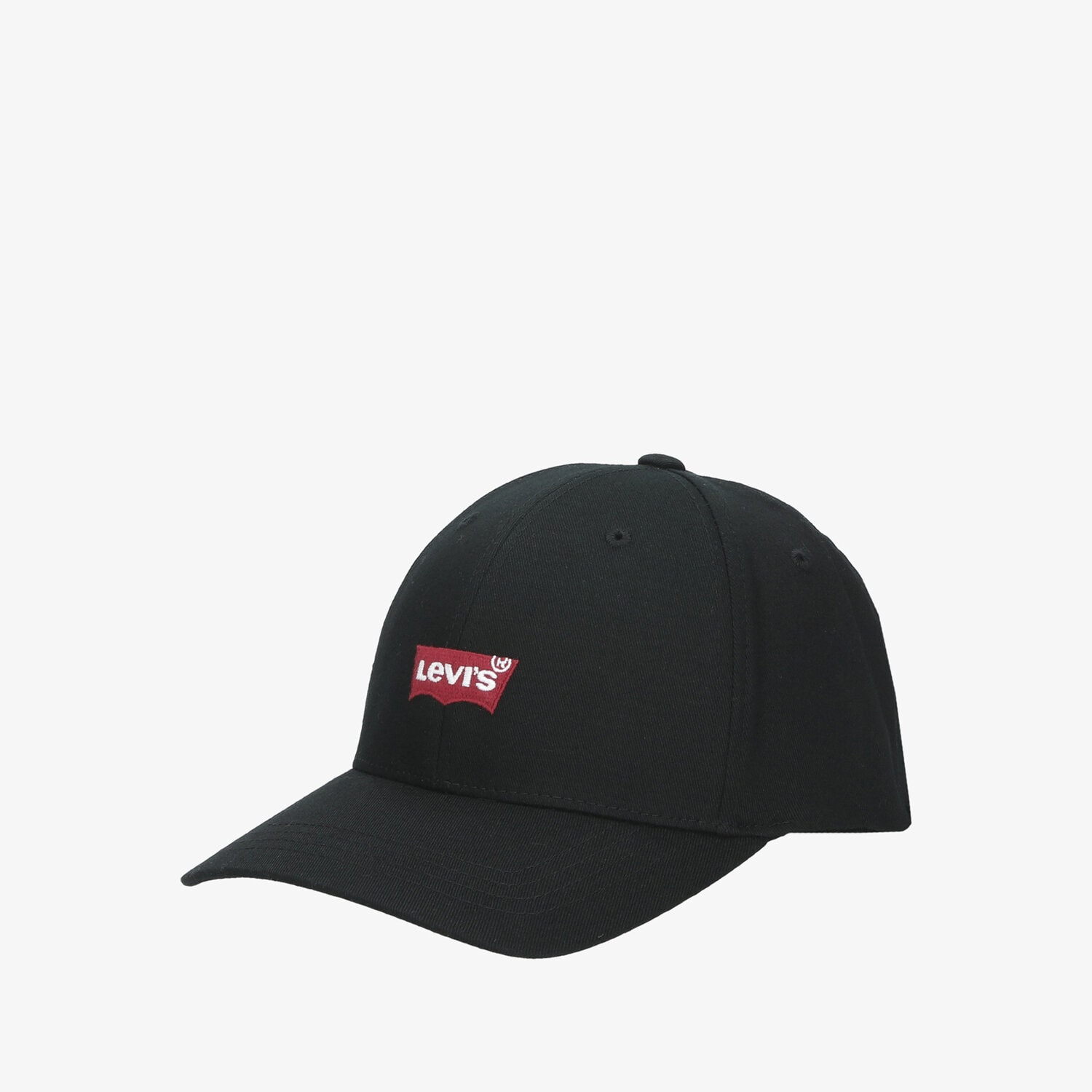 Dječje kape sa šiltom LEVI'S KAPA MID BATWING FLEXFIT 38021-0251 crna