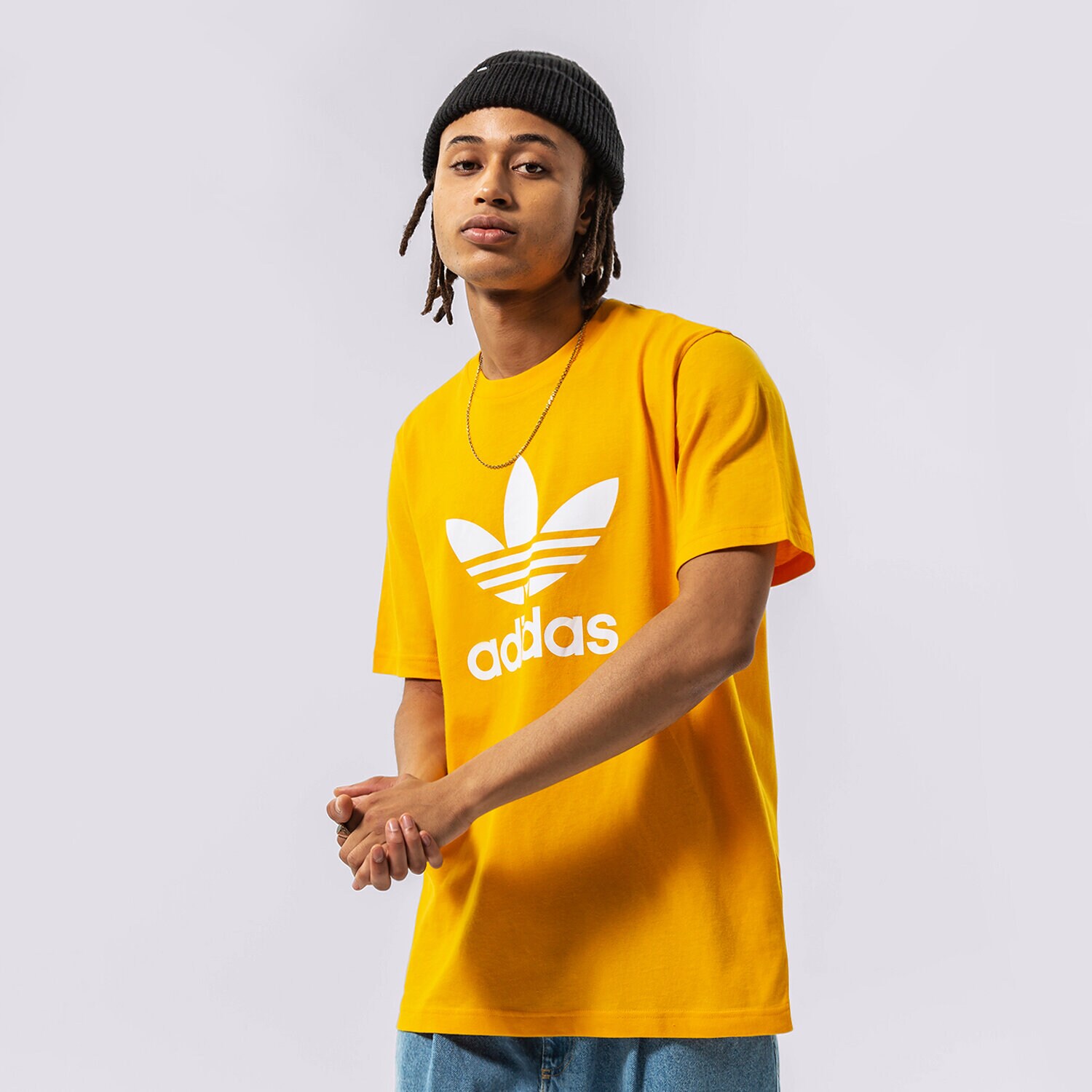 Muške majice ADIDAS T-SHIRT TREFOIL HK5229 narančasta