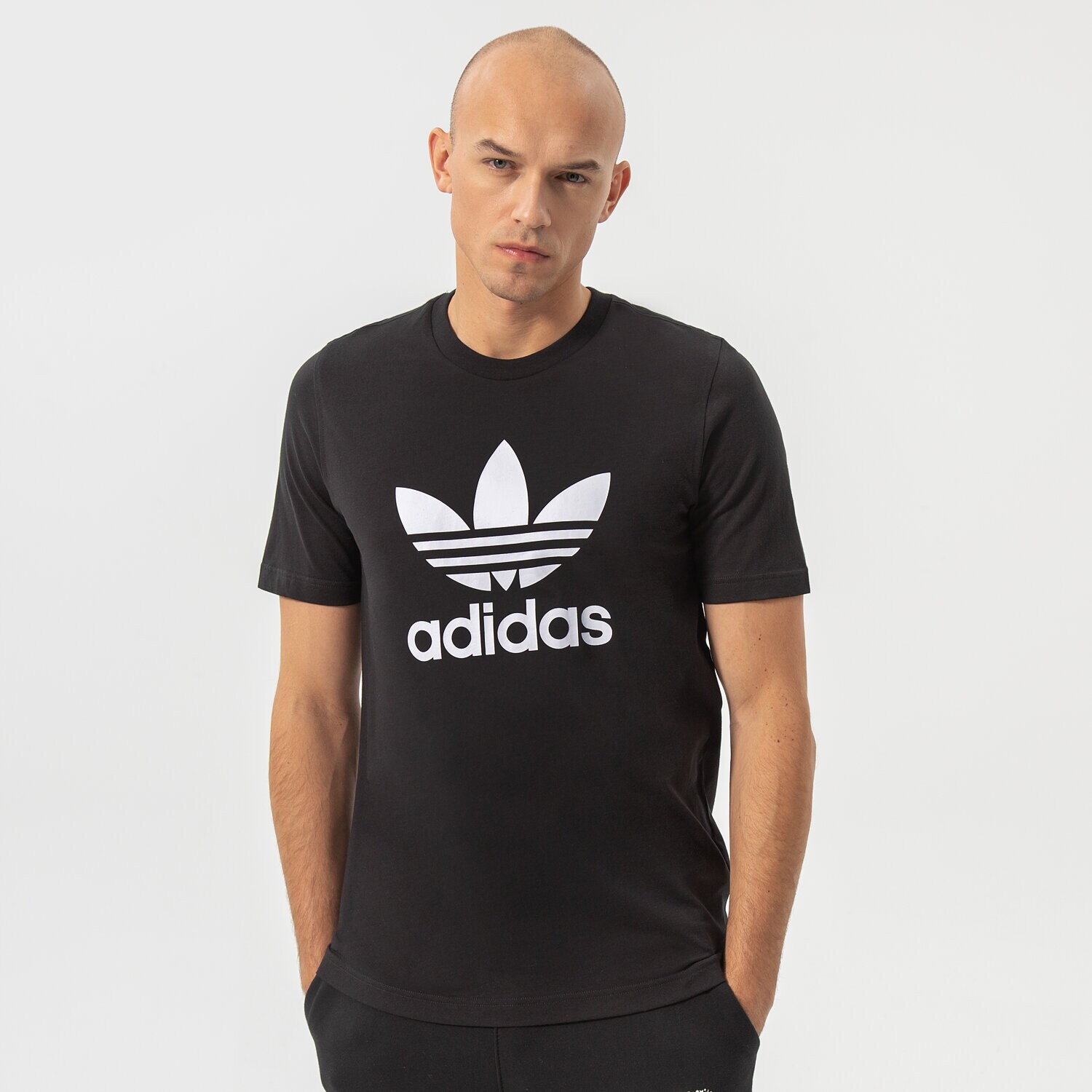 Muške majice ADIDAS T-SHIRT TREFOIL H06642 crna