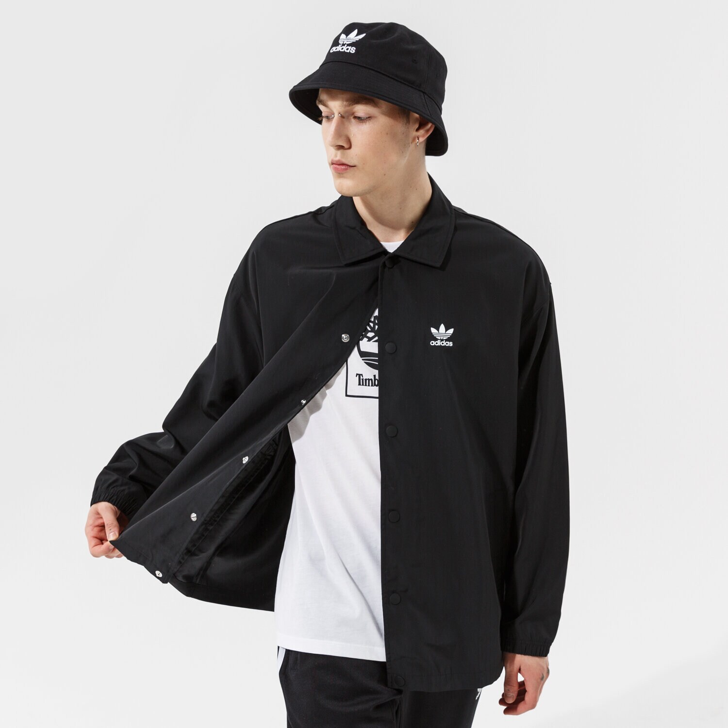 Muške prijelazne jakne ADIDAS JAKNA COACH JACKET H09129 crna