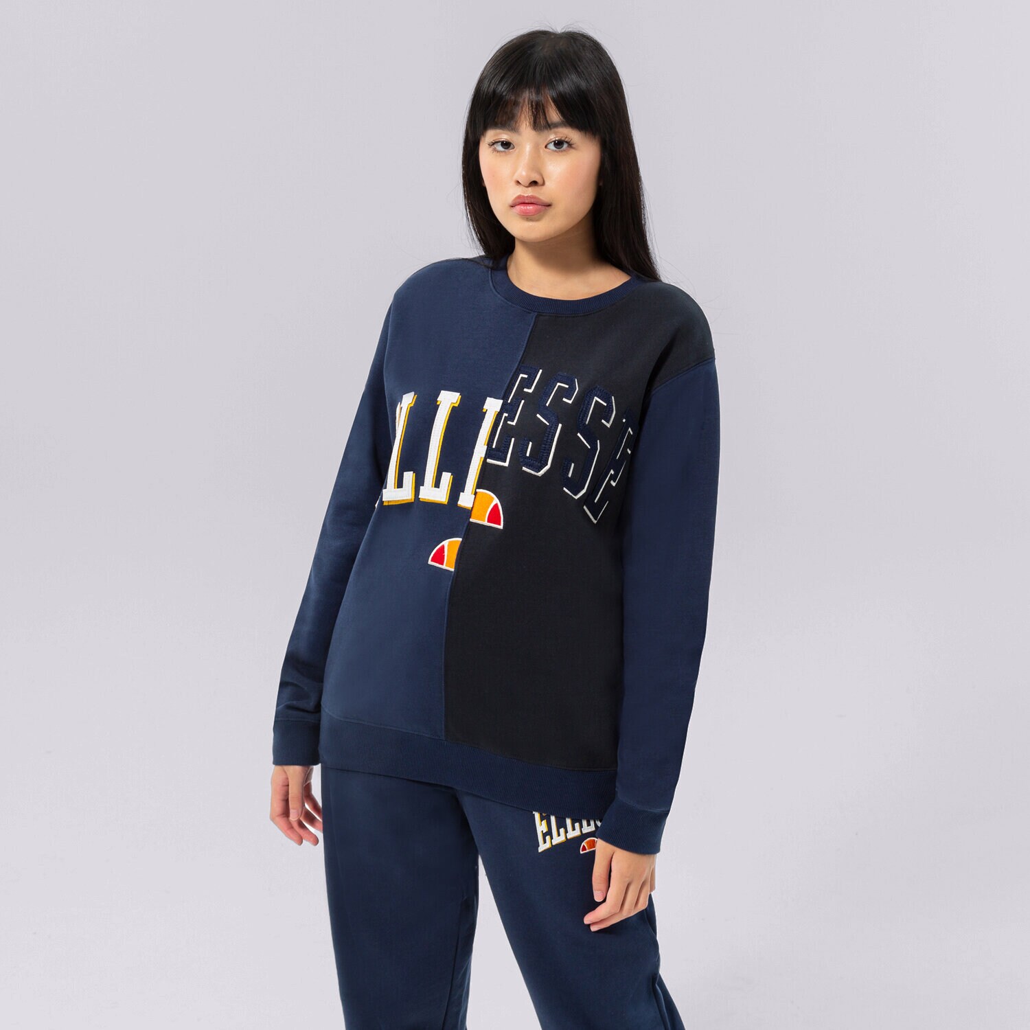 Ženske dukserice ELLESSE VESTA MENO SWEATSHIRT NAVY SGP15917429 tamno plava