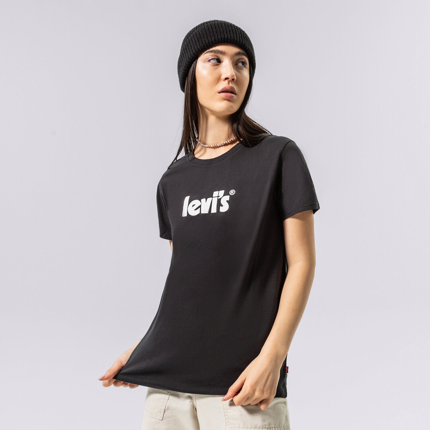 Ženske majice LEVI'S T-SHIRT GRAPHIC TEES 17369-1756 crna