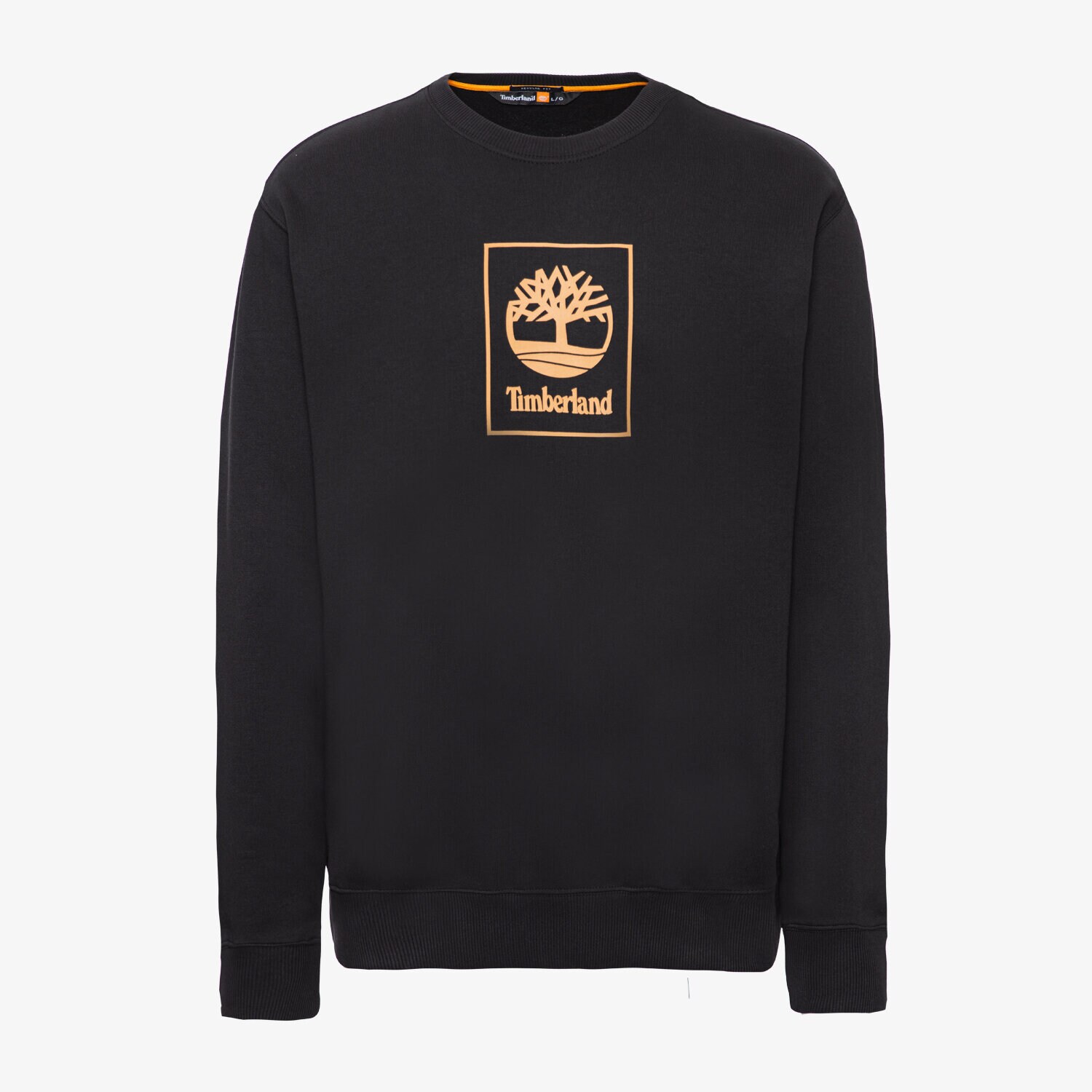 Muške dukserice TIMBERLAND VESTA STACK LOGO SWEAT BLACK TB0A5ZJ90011 crna