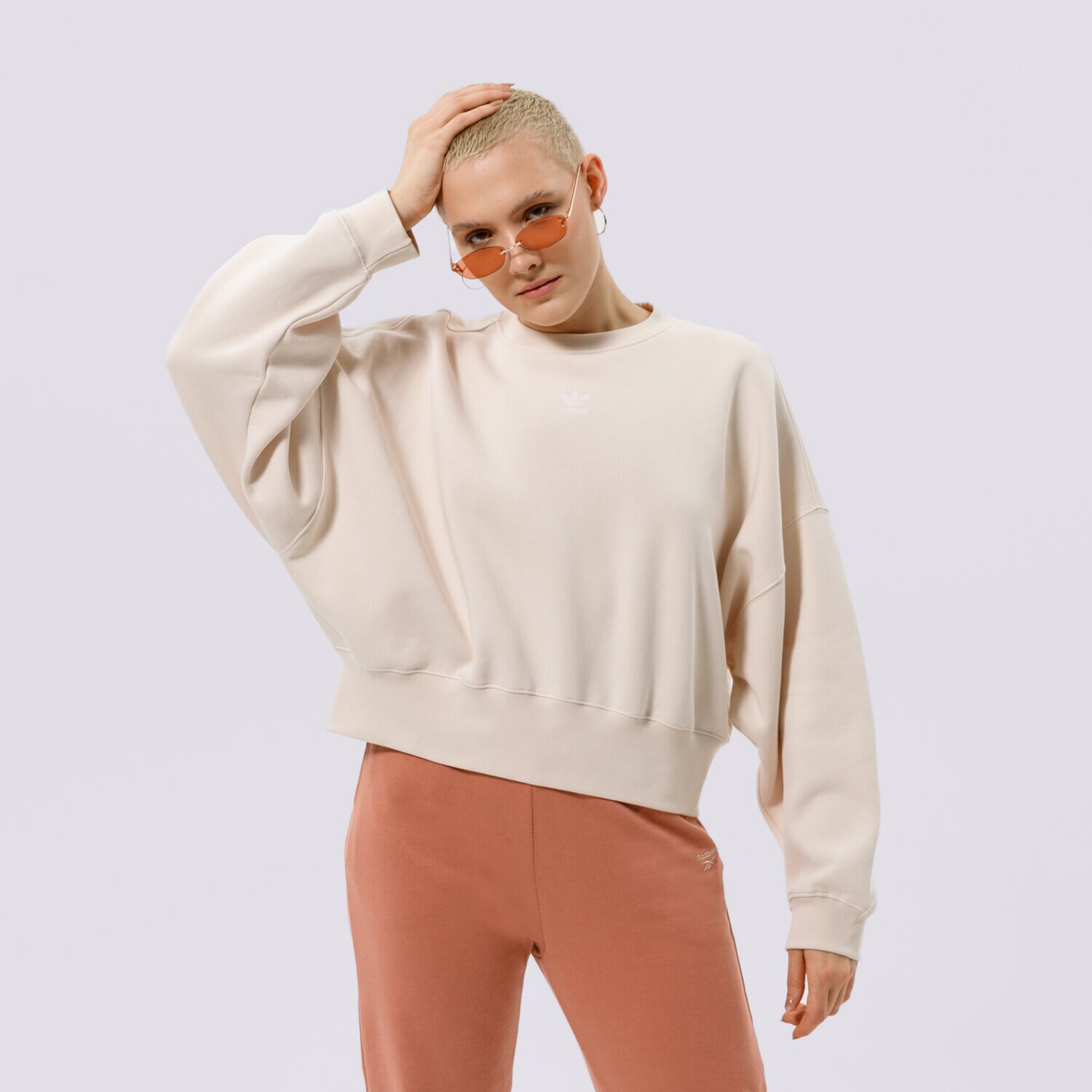 Ženske dukserice ADIDAS VESTA SWEATSHIRT H40022 bež