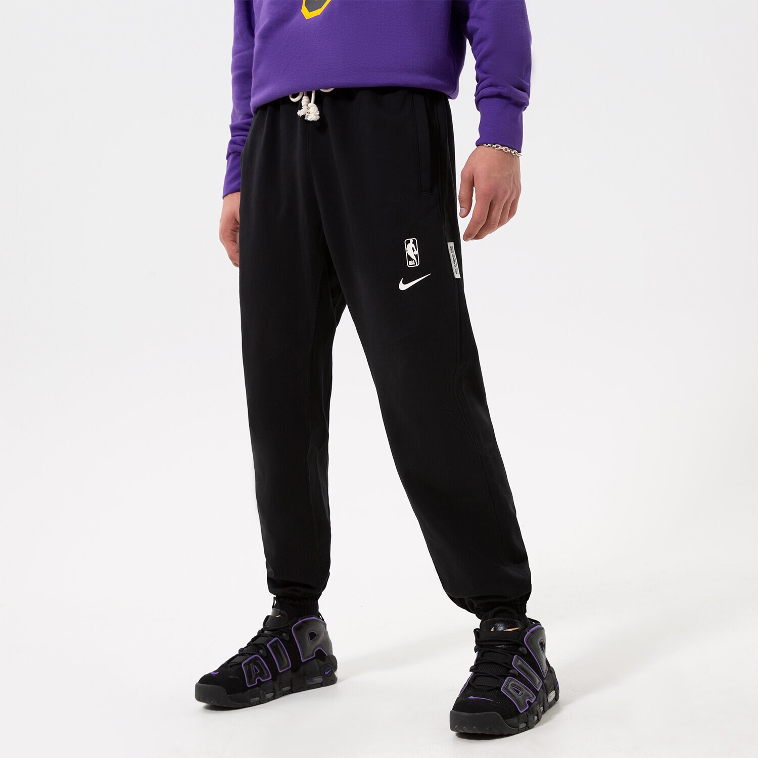 Muške hlače NIKE HLAČE LAL M NK DF STD ISSUE PNT NBA DN4656-010 crna