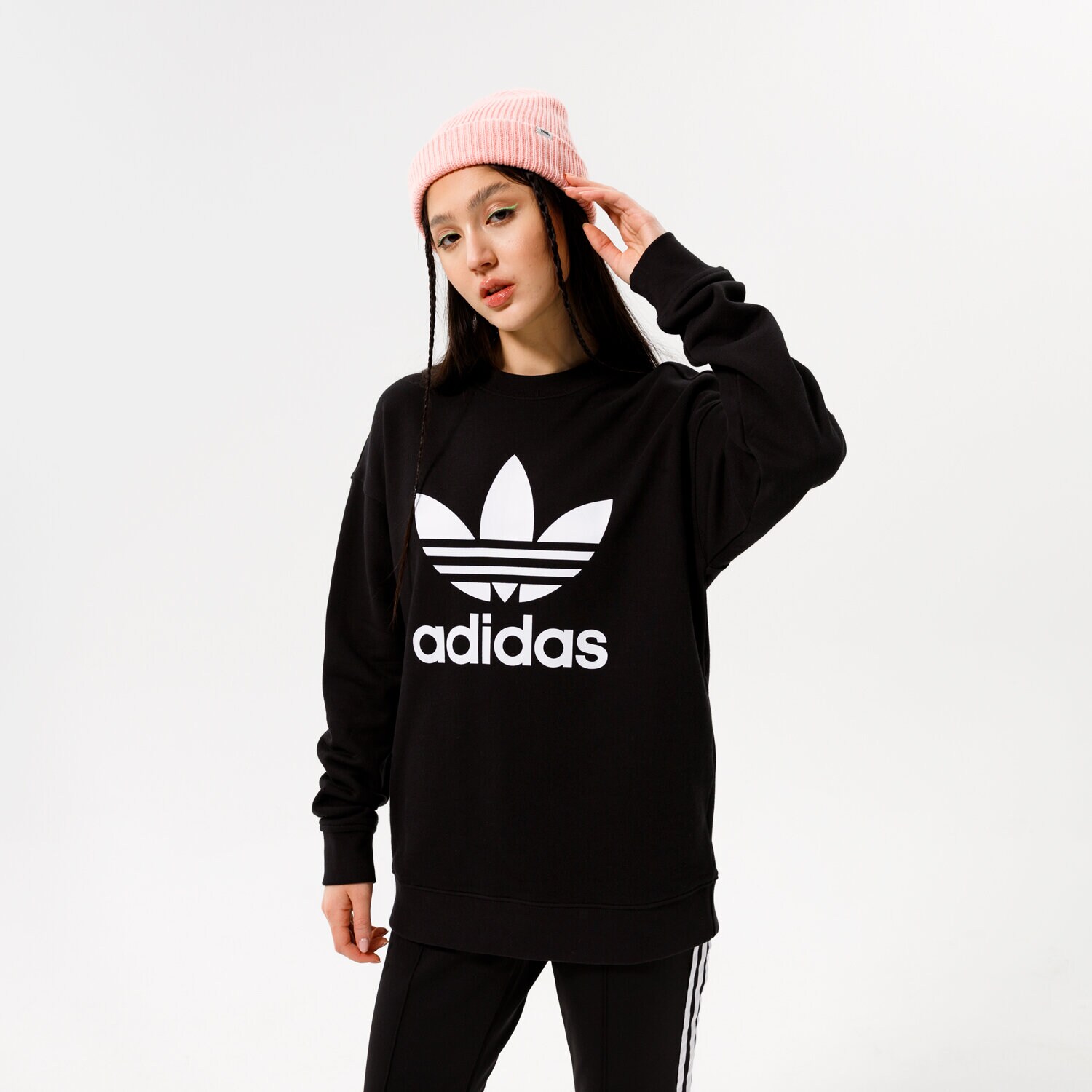 Trf crew clearance sweat adidas