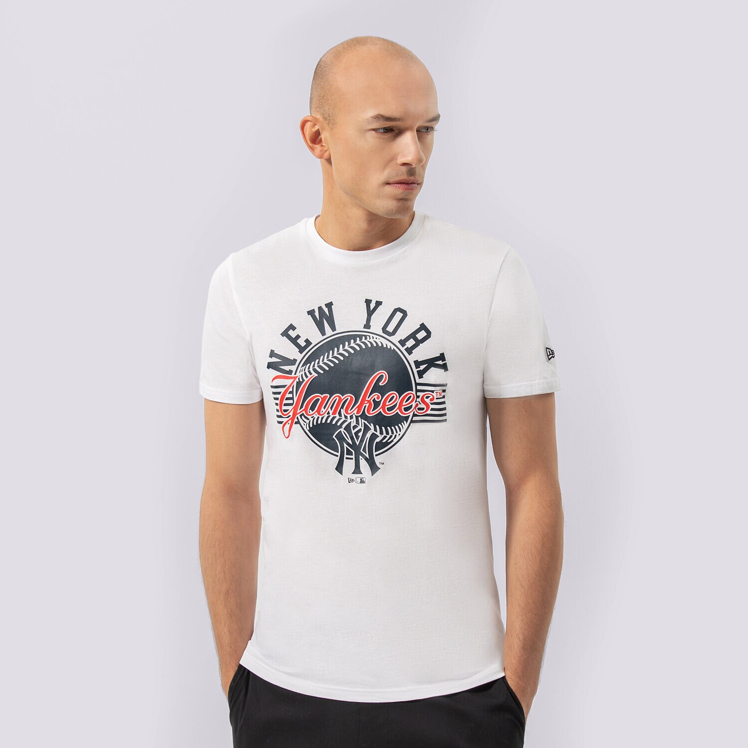 Muške majice NEW ERA T-SHIRT TEE NYY WHT 13051085 bijela
