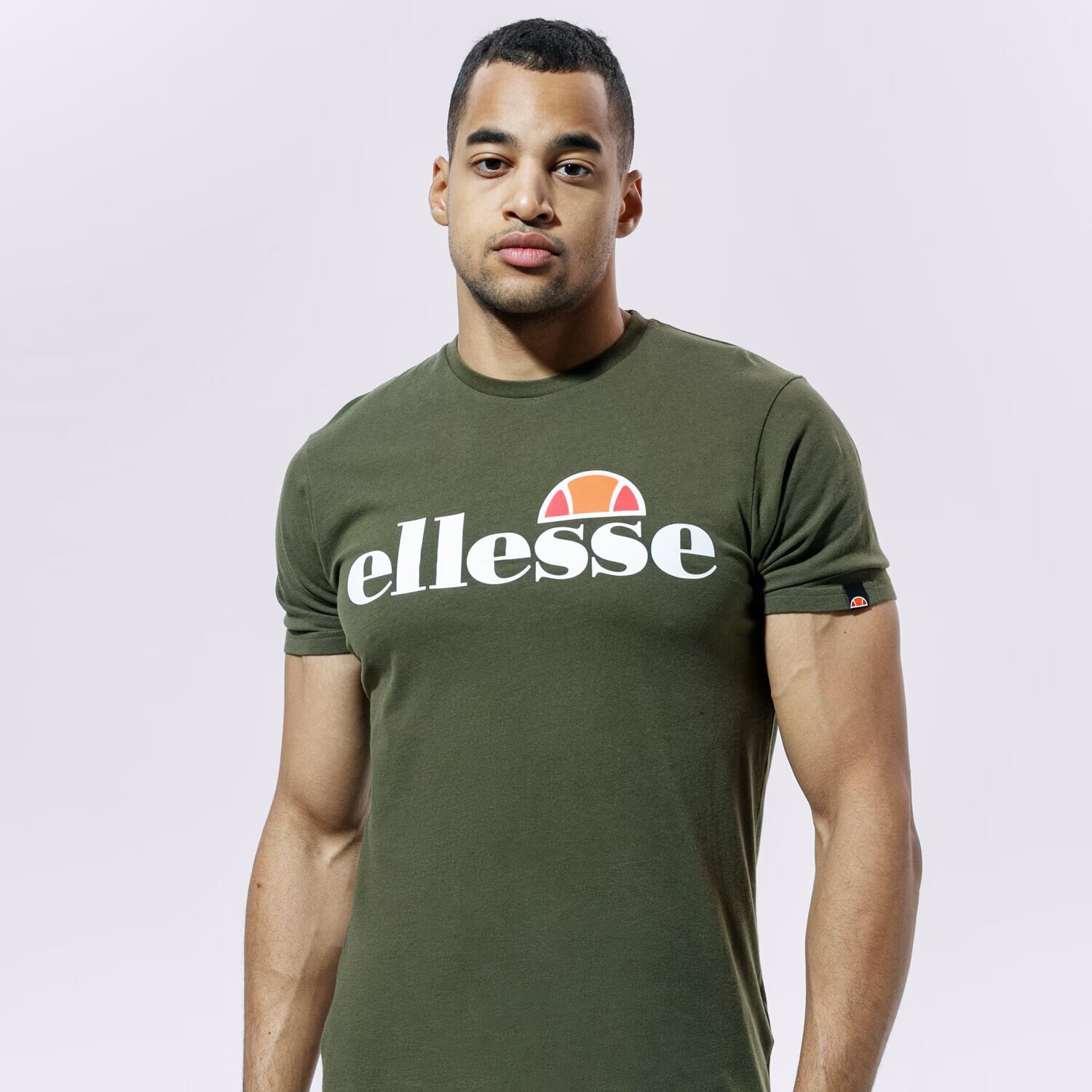 Muške majice ELLESSE T-SHIRT SL PRADO SHC07405506 kaki