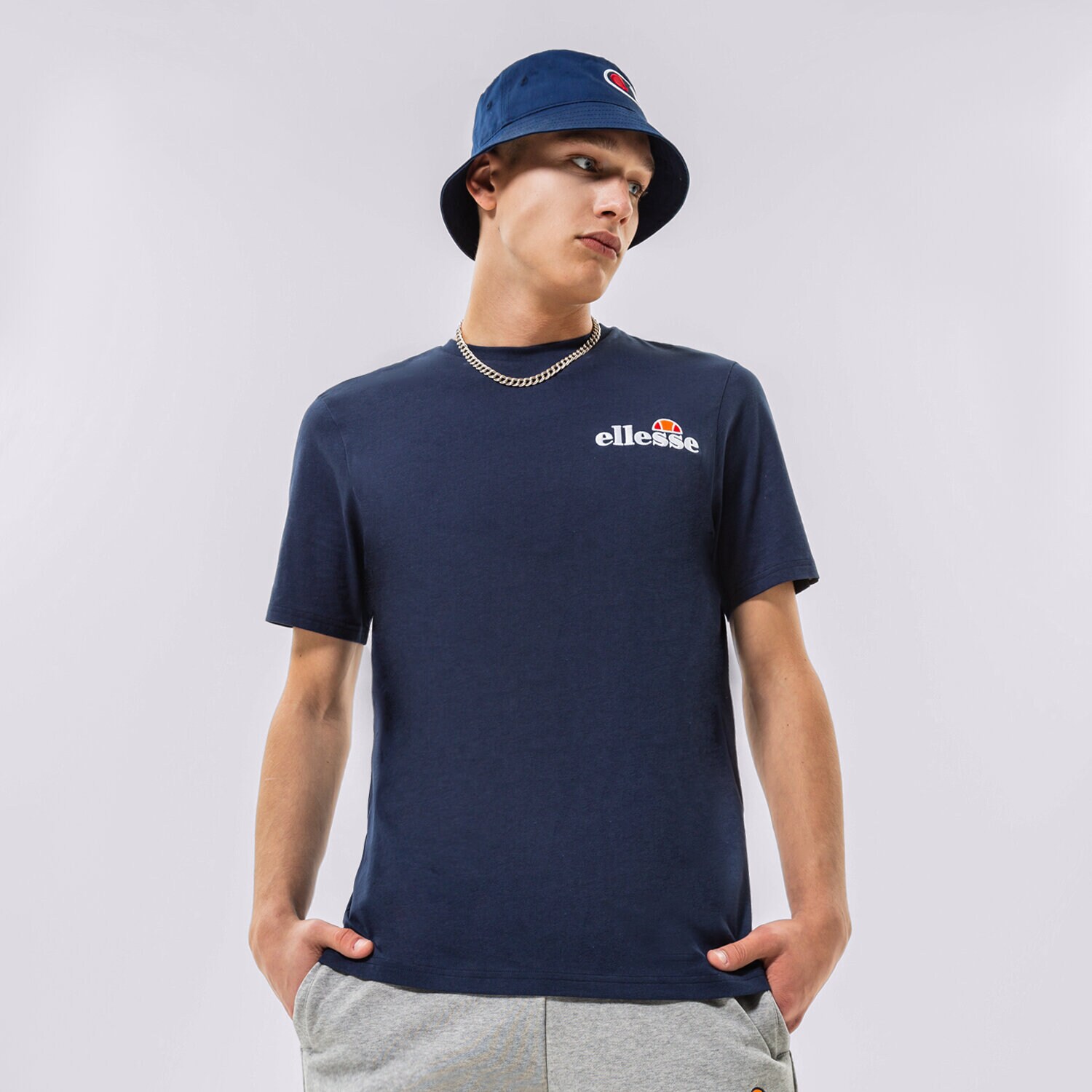 Muške majice ELLESSE T-SHIRT VOODOO NAVY SHB06835429 tamno plava
