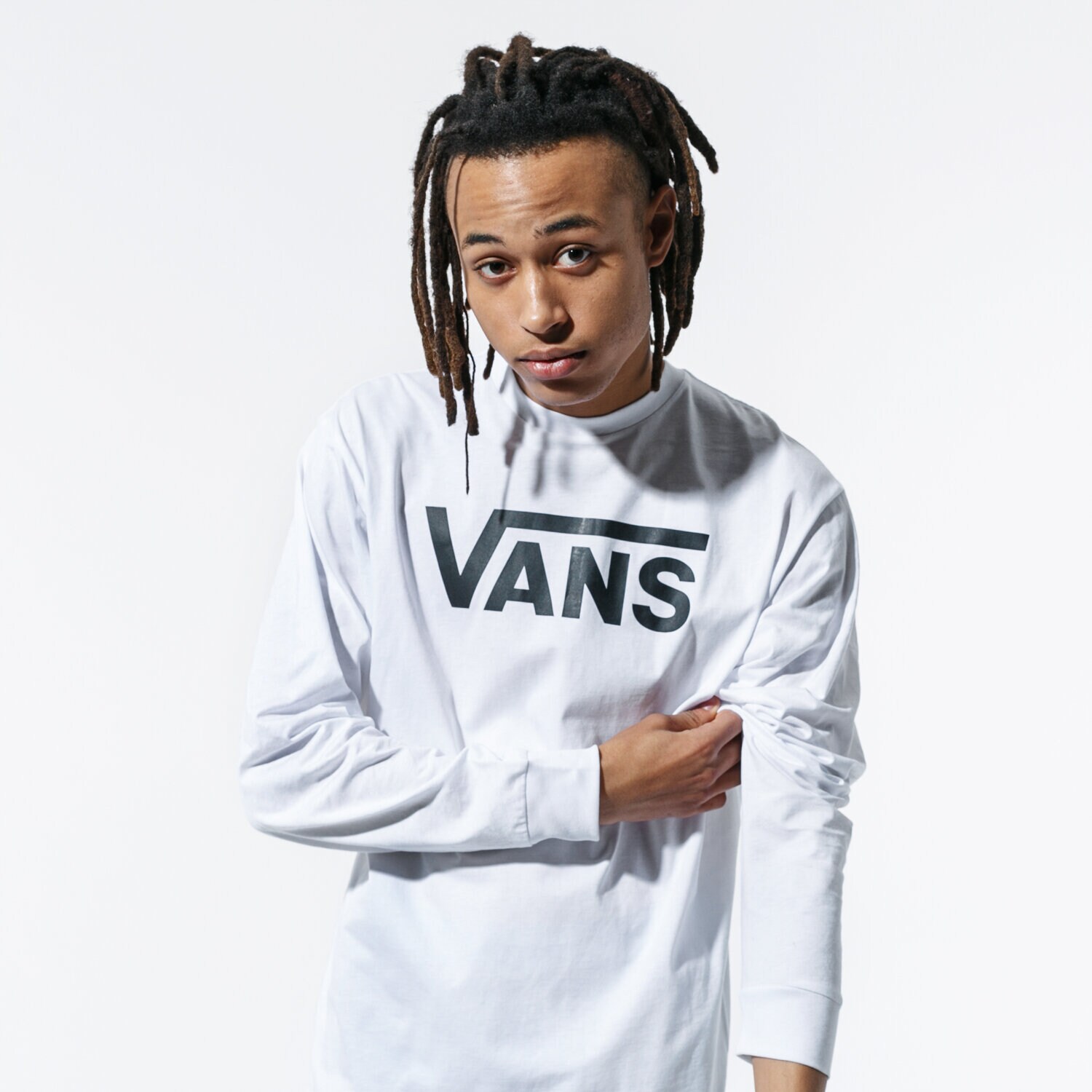 Muške majice VANS T-SHIRT VANS CLASSIC LS VN000K6HYB21 bijela