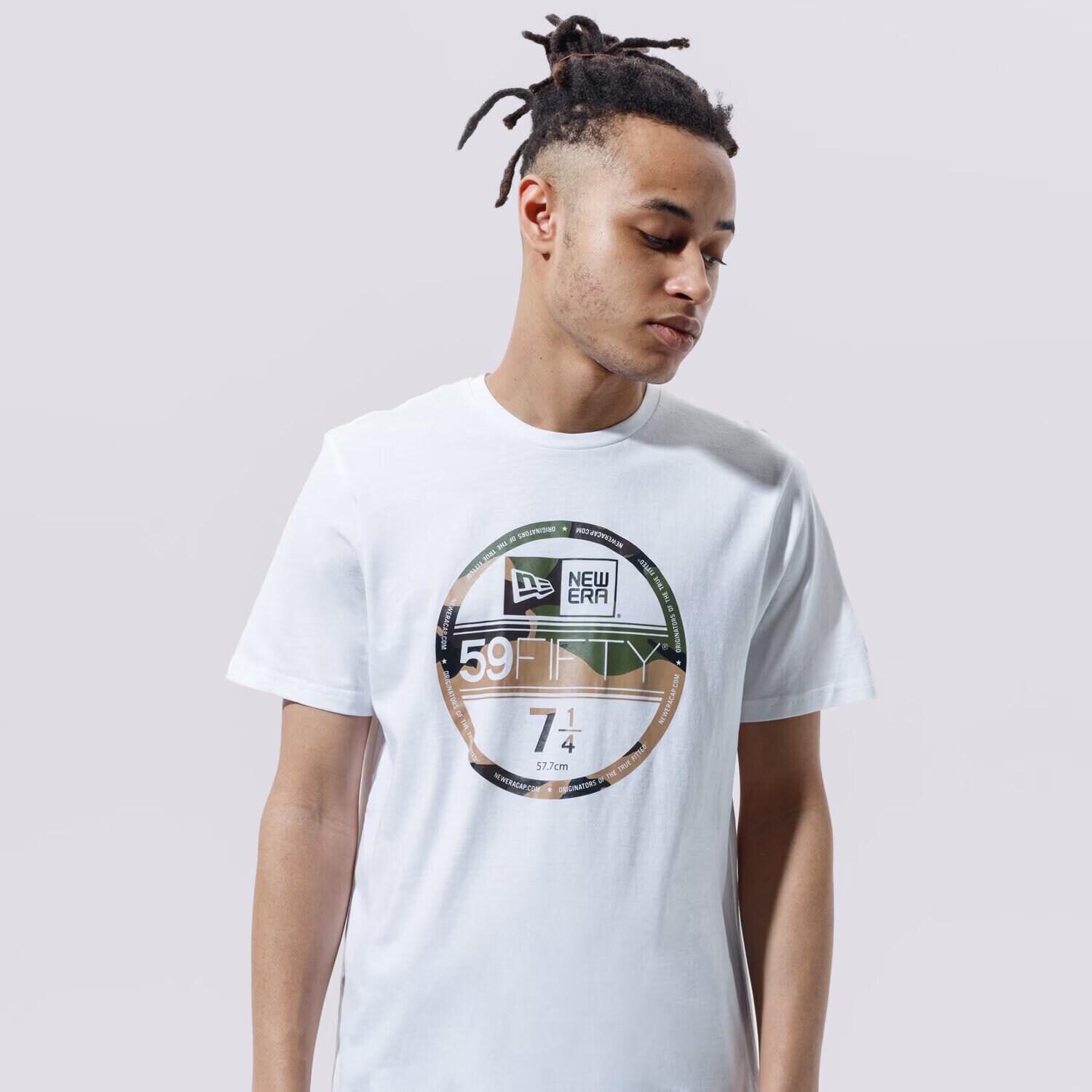 Muške majice NEW ERA T-SHIRT VISOR STICKER TEE WHT TEE PROGRAM 12506363 bijela