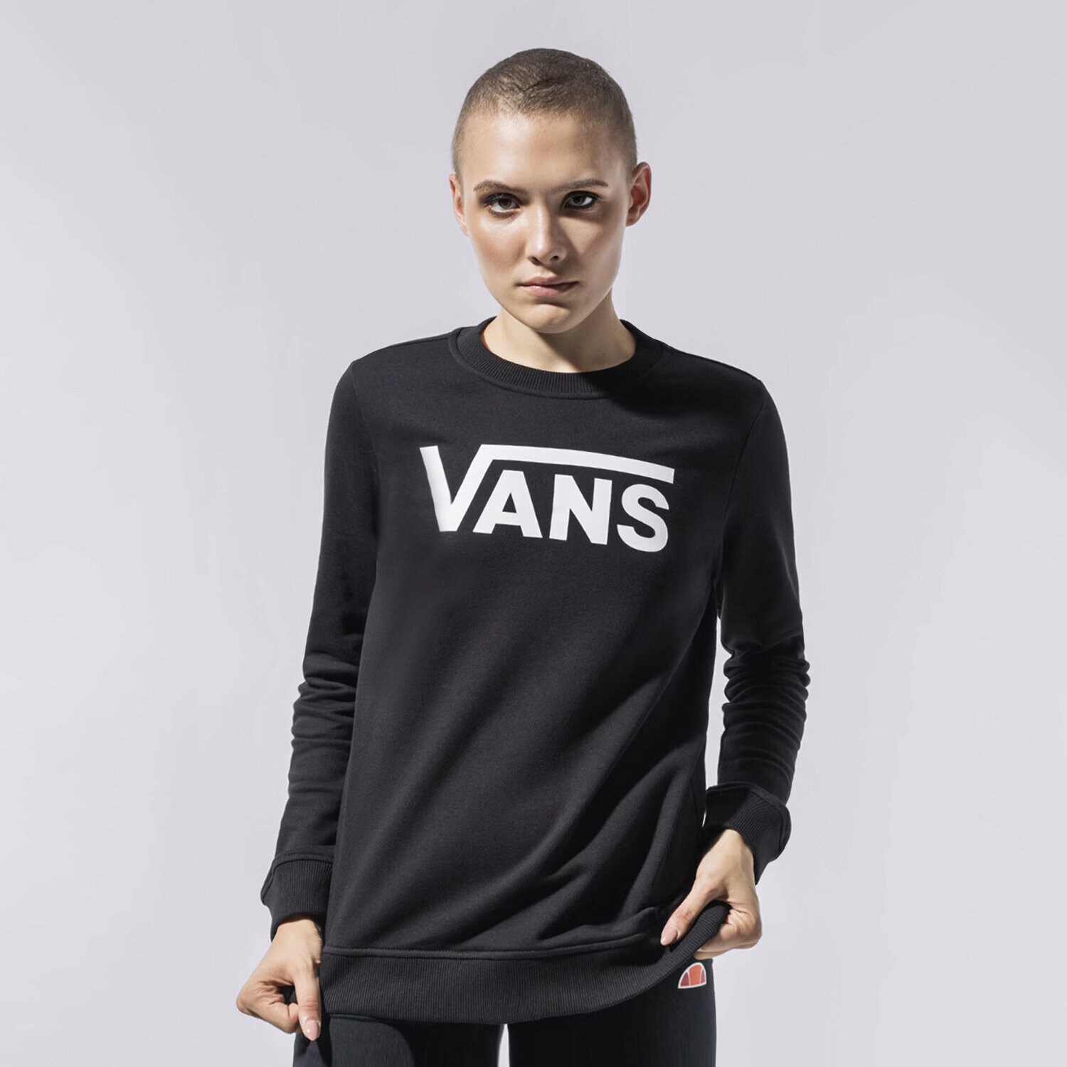 Ženske dukserice VANS VESTA CLASSIC V CREW VN0A4S97BLK1 crna