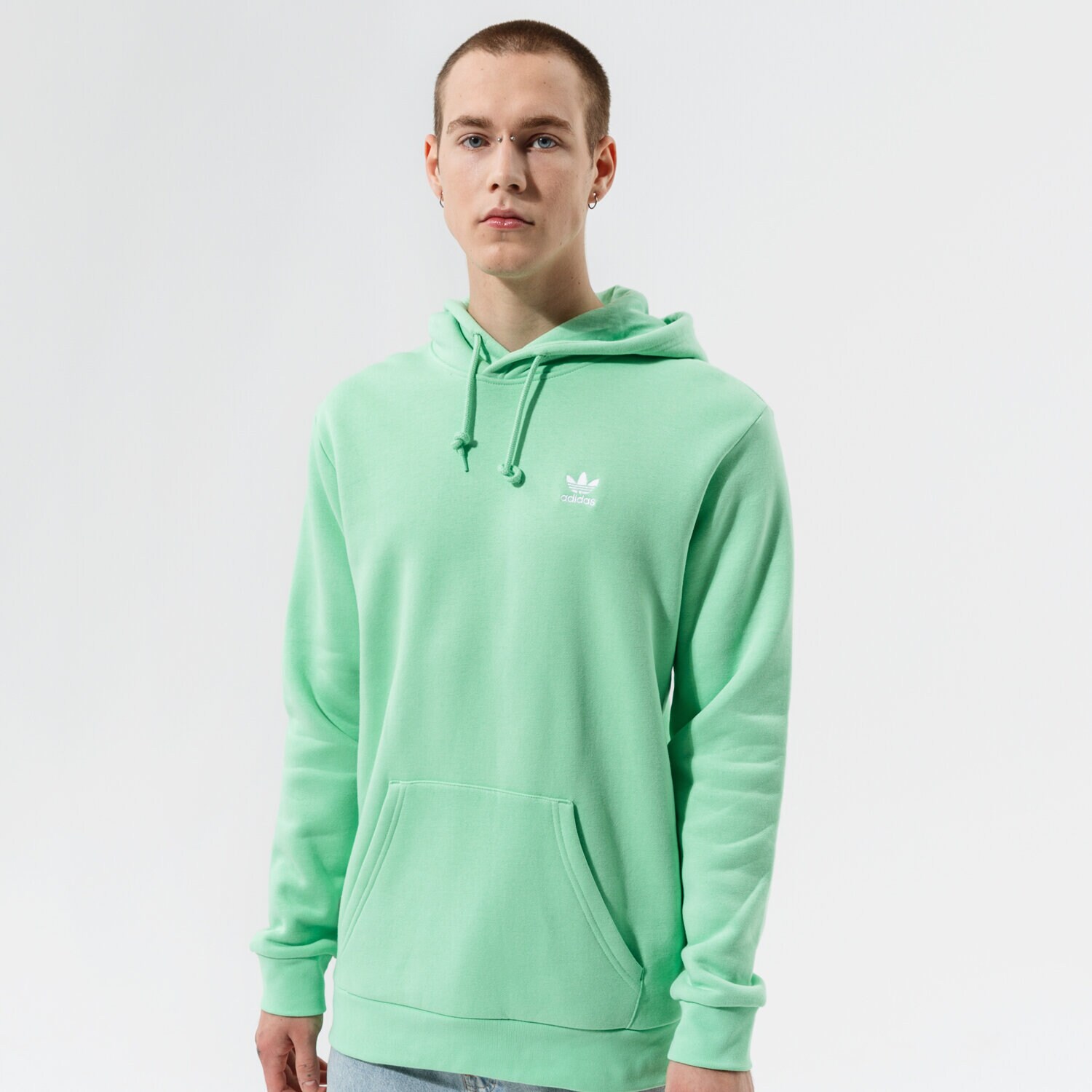 Muške dukserice ADIDAS VESTA S KAPULJAČOM ESSENTIAL HOODY H34648 zelena