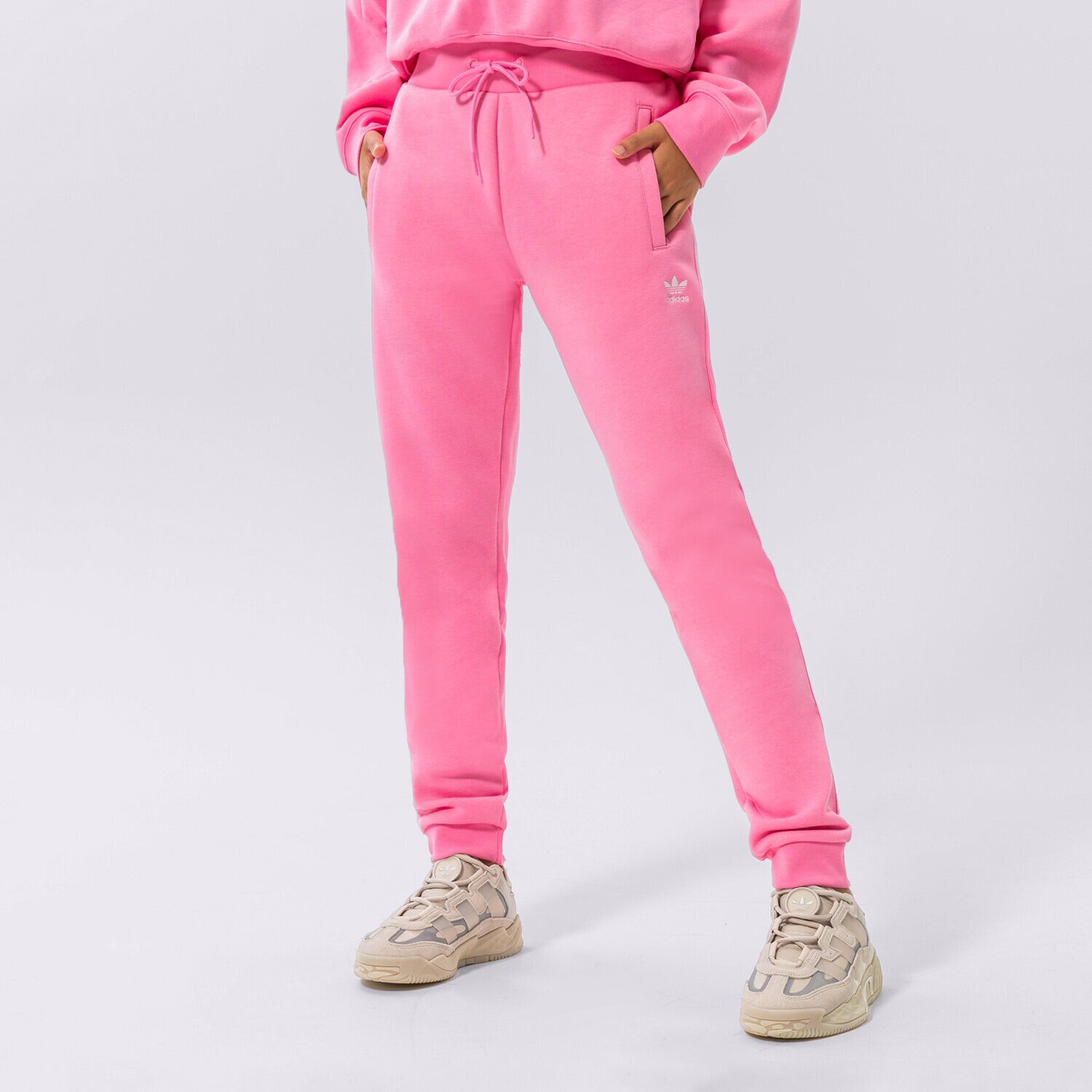 Ženske hlače ADIDAS HLAČE TRACK PANT HJ7848 ružičasta