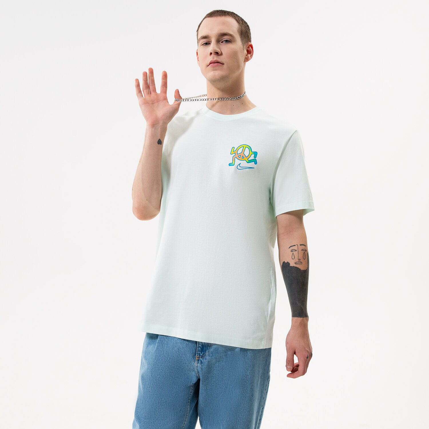 Muške majice NIKE T-SHIRT DQ1078 DQ1078-394 bijela