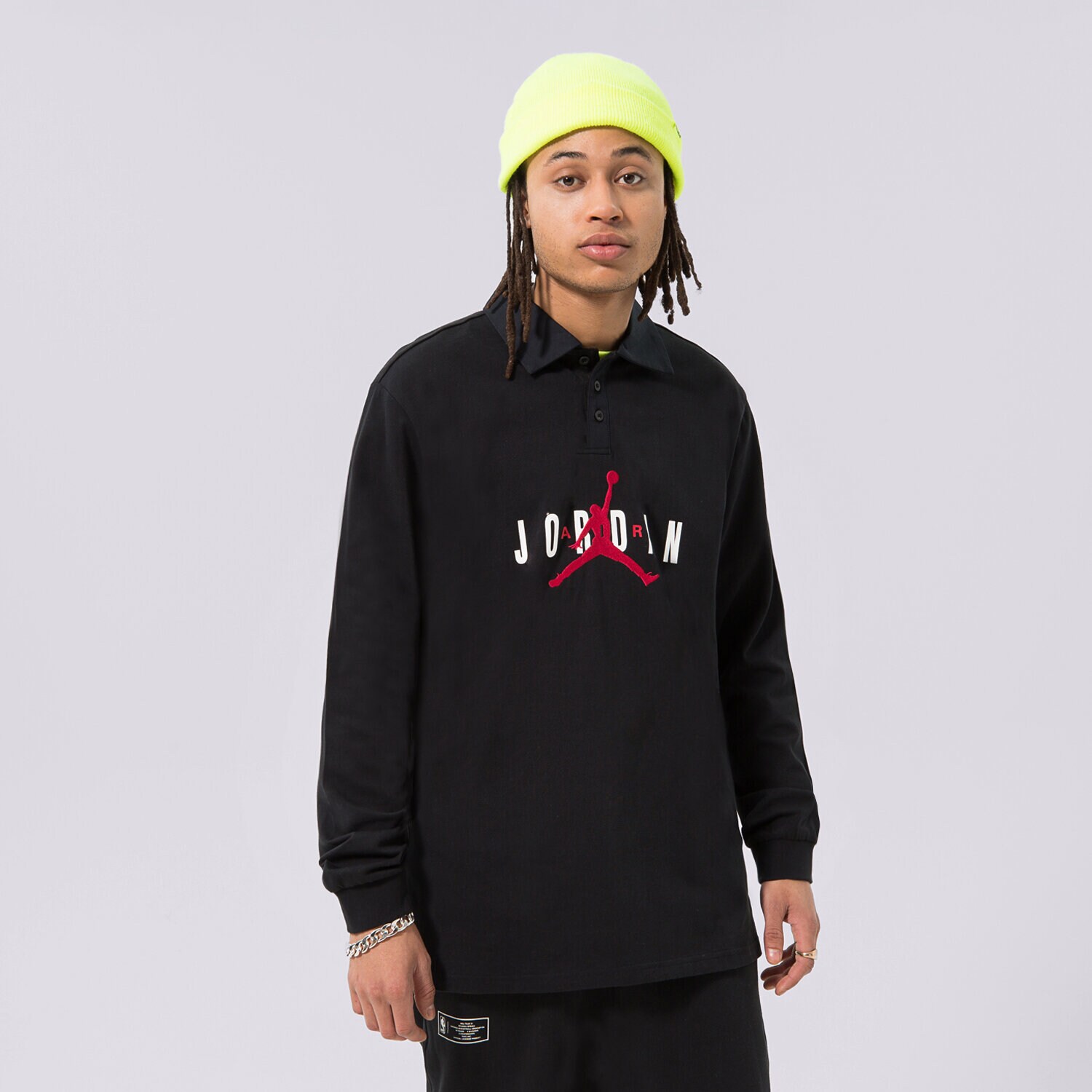 Muške majice JORDAN T-SHIRT M J ESS RUGBY TOP DV7654-010 crna