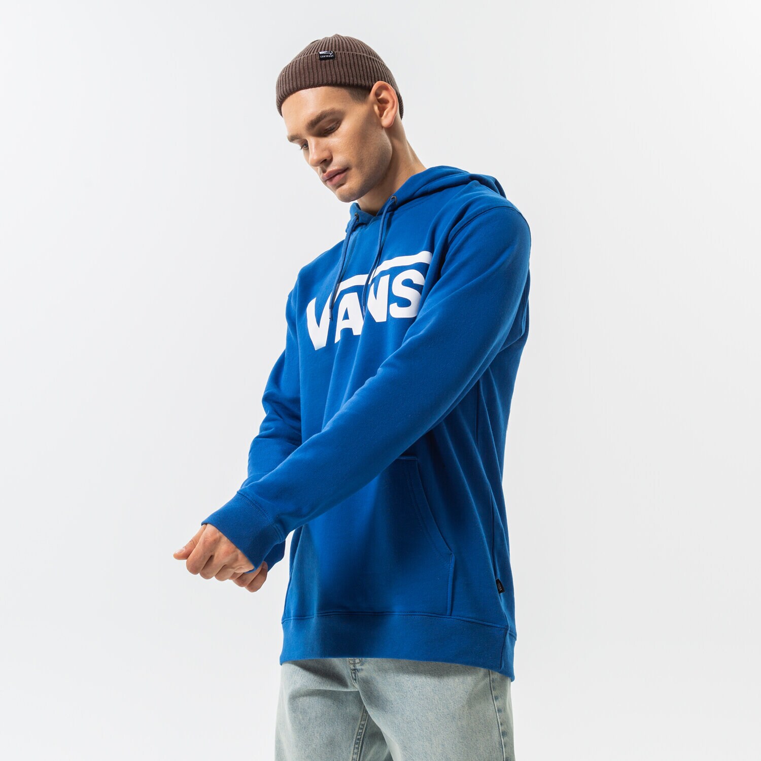 Muške dukserice VANS VESTA S KAPULJAČOM VANS CLASSIC PO HOODIE II VN0A456B7WM1 tamno plava