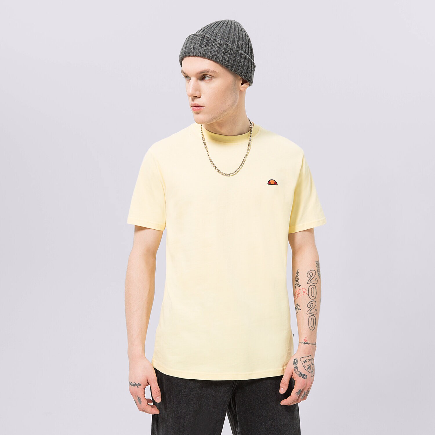 Muške majice ELLESSE T-SHIRT AZZINA LIGHT YELLOW SMG19603603 žuta