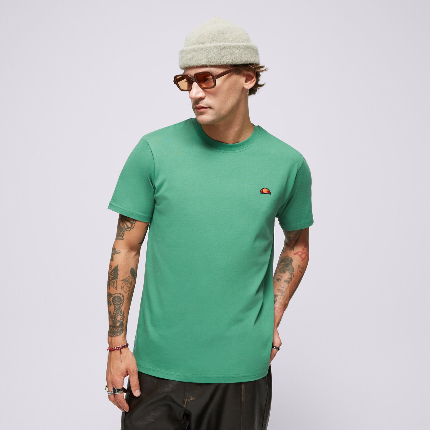 Muške majice ELLESSE T-SHIRT AZZINA GREEN SMG19603503 zelena