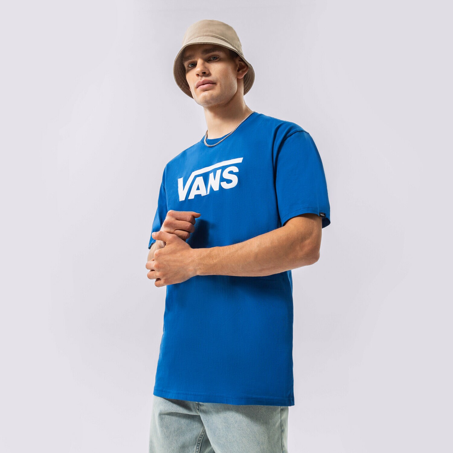 Muške majice VANS T-SHIRT VANS CLASSIC VN000GGGAMQ1 tamno plava