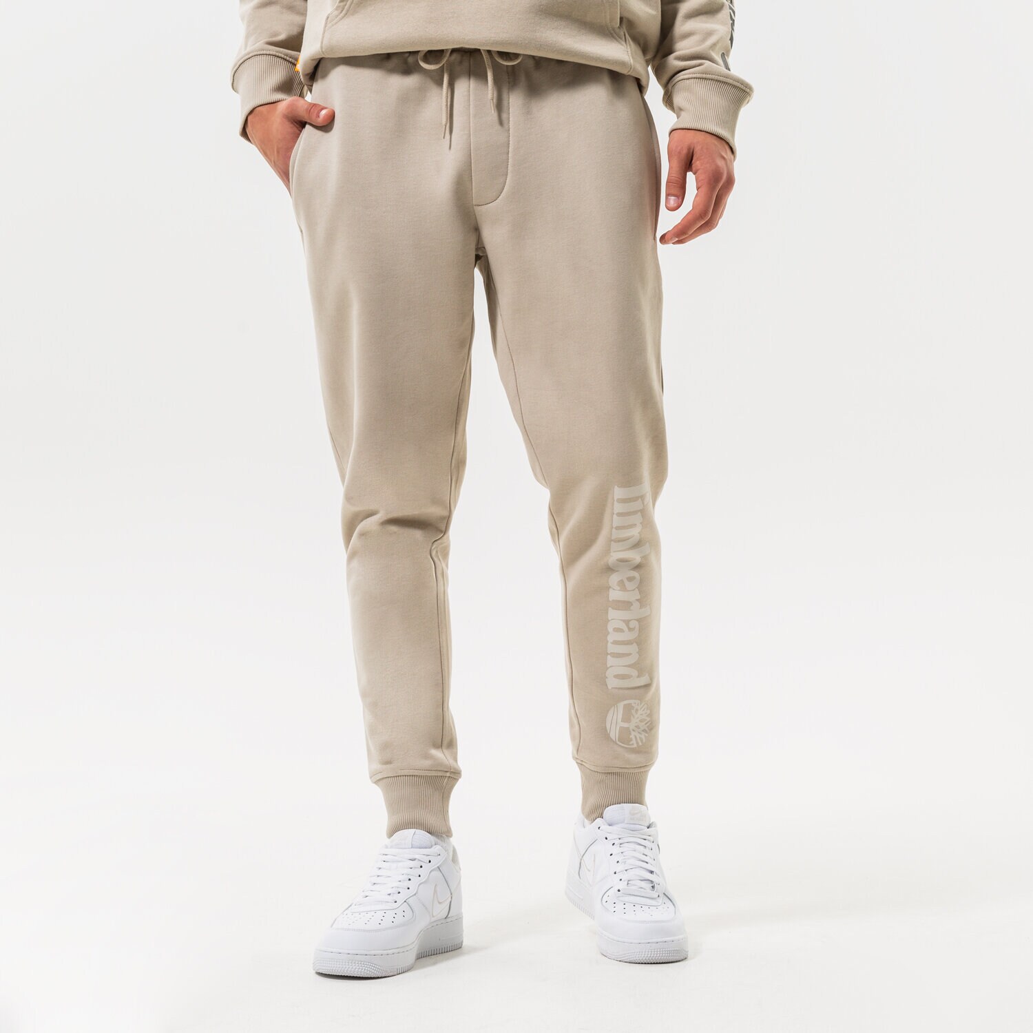 Muške hlače TIMBERLAND HLAČE CORE LOGO BB ISLAND FOSSIL TB0A2BVFCY21 bež