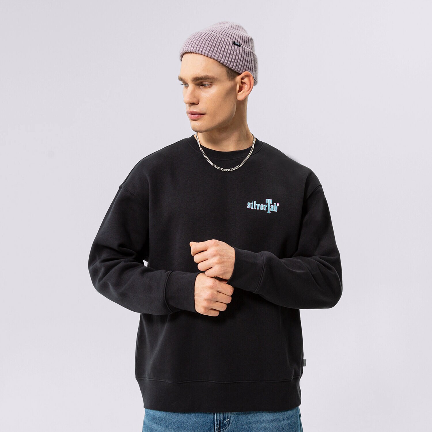 Muške dukserice LEVI'S VESTA RELAXD GRAPHIC CREW 38712-0075 crna