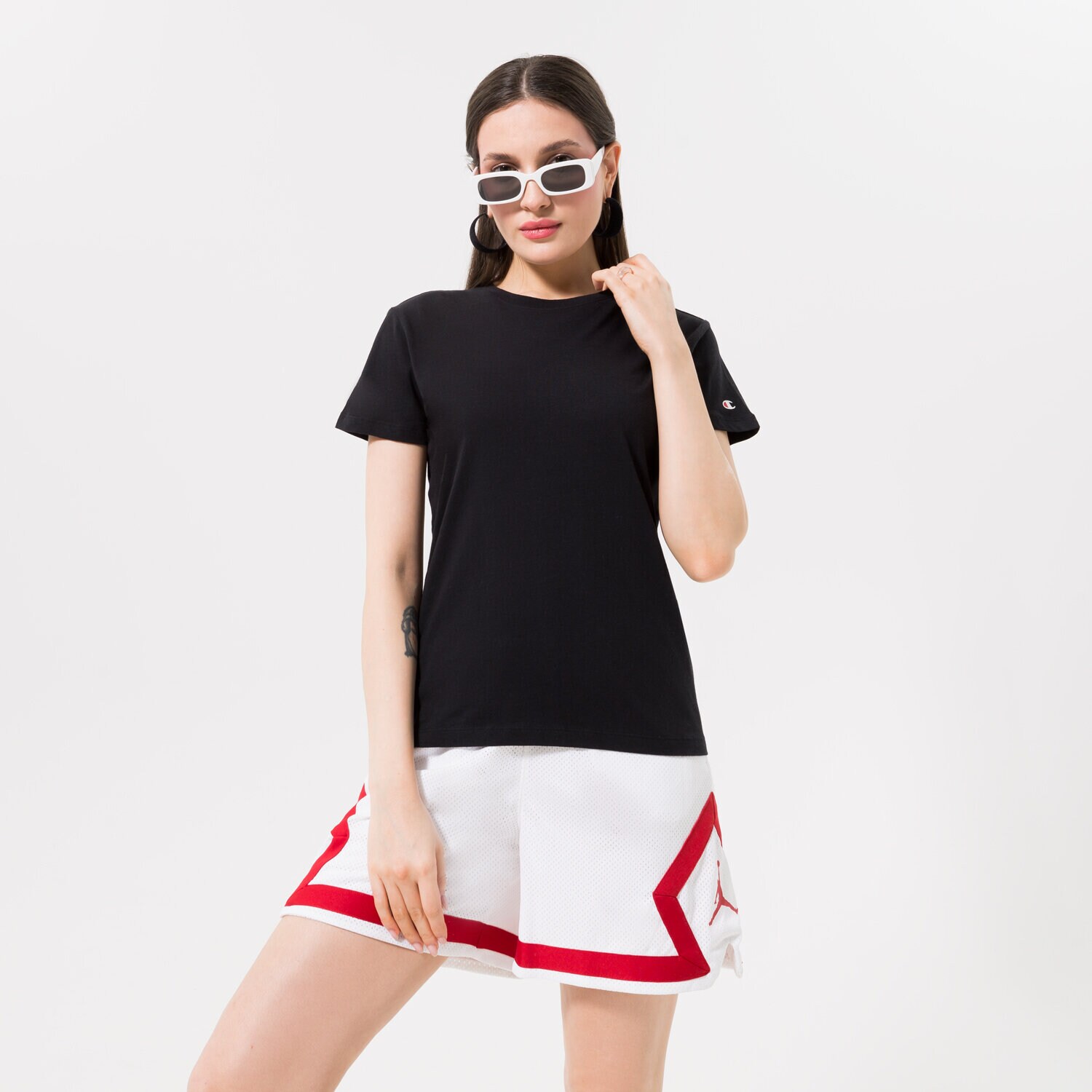 Ženske majice CHAMPION T-SHIRT 2PACK CREW-NECK 115423KK001 crna