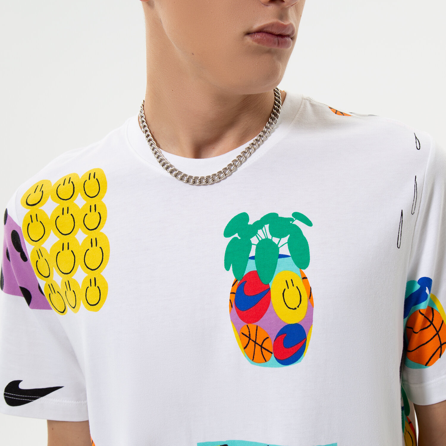 Muške majice NIKE T-SHIRT DQ1014-100 šarena