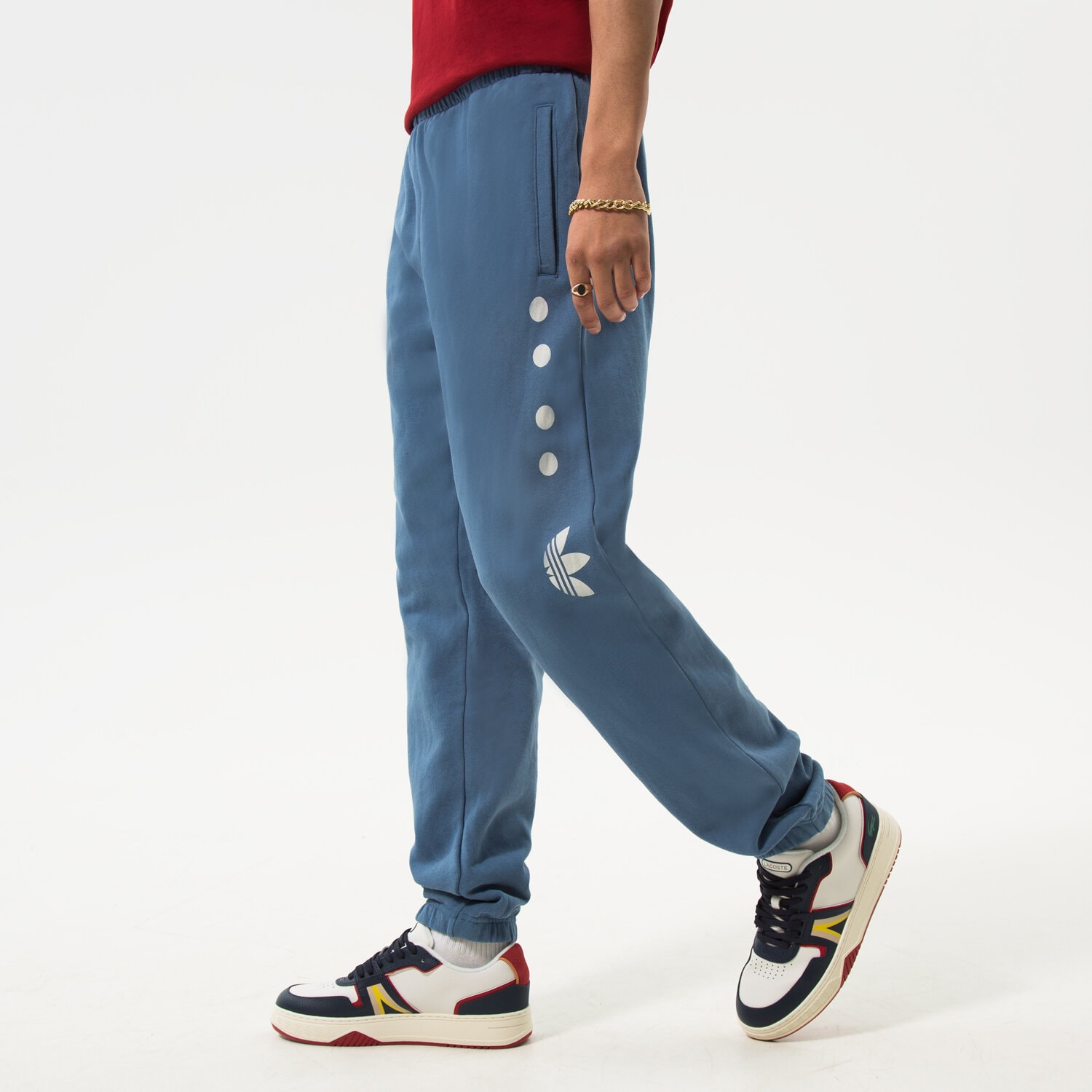 Muške hlače ADIDAS HLAČE LOGO SWTPNT HM4947 smeđa