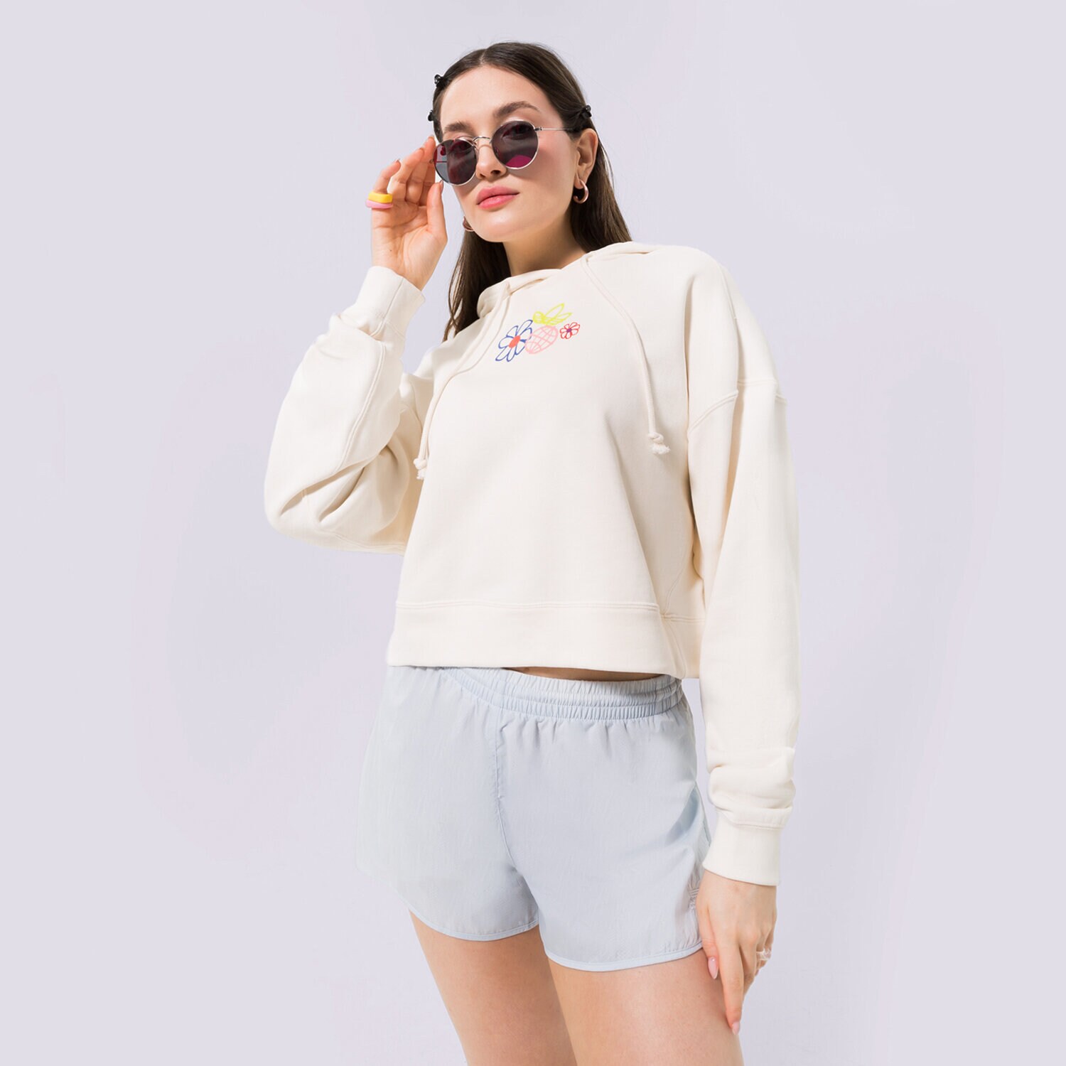 Ženske dukserice ADIDAS VESTA S KAPULJAČOM HOODIE GP3495 bež