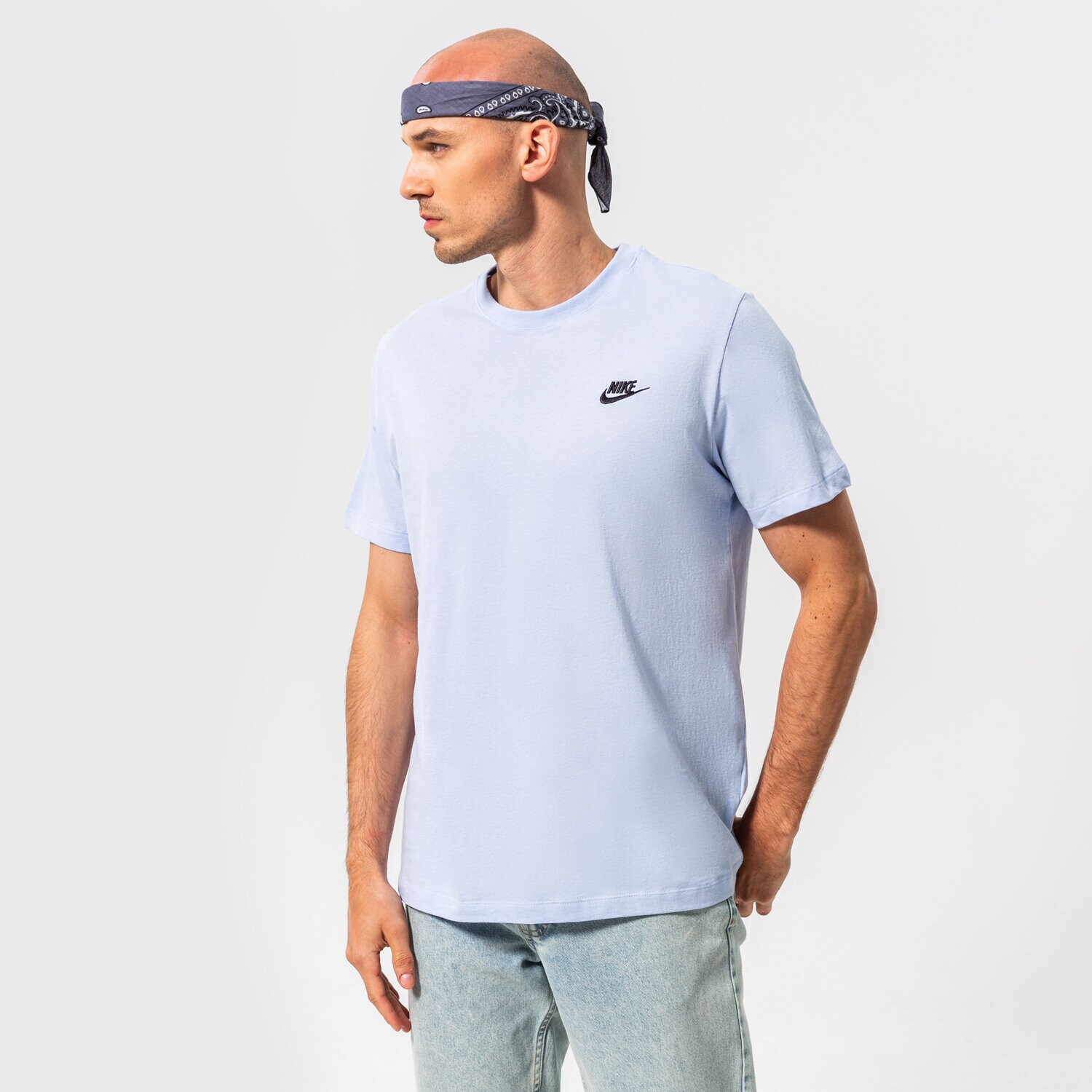 Muške majice NIKE T-SHIRT SPORTSWEAR CLUB FLEECE AR4997-548 plava