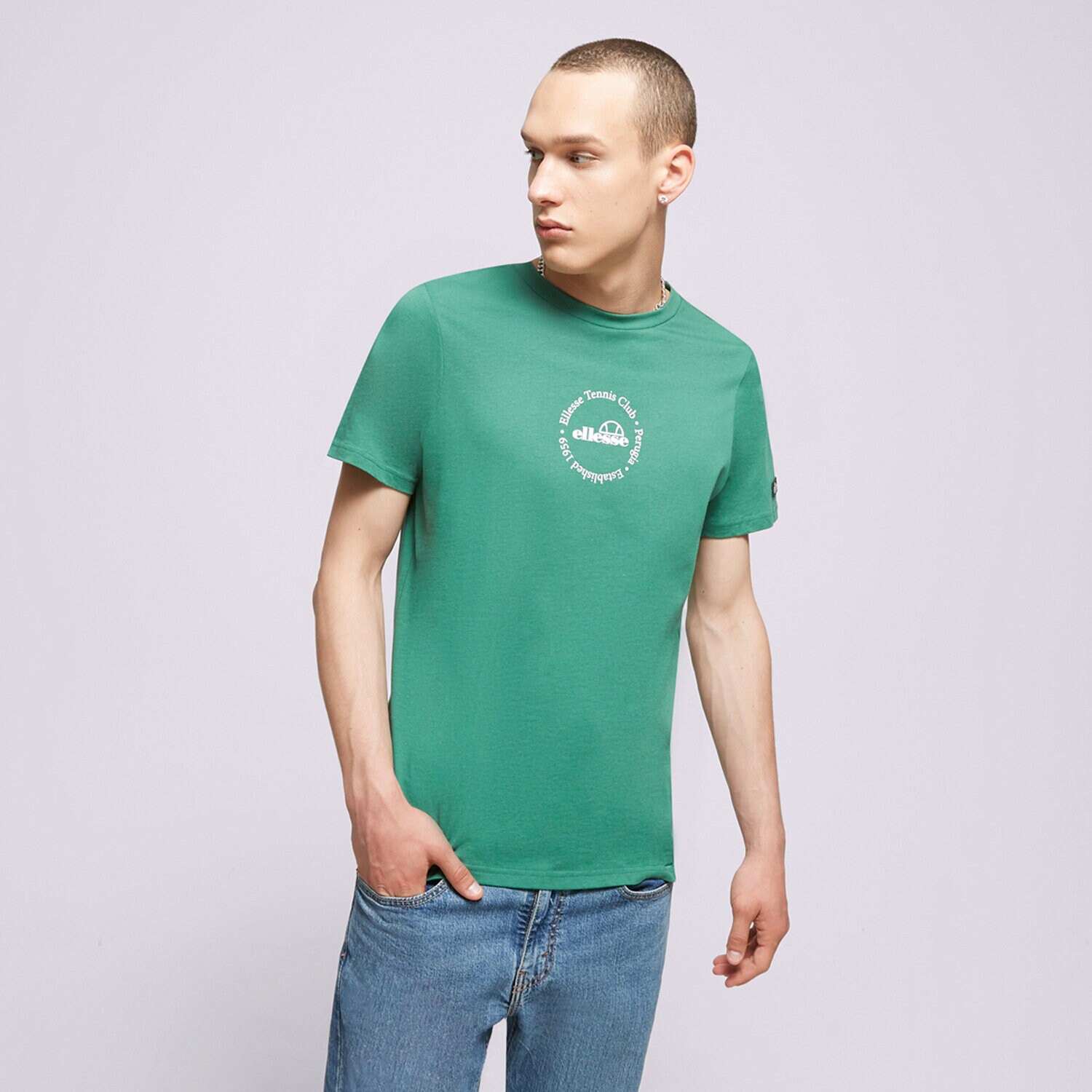 Ženske majice ELLESSE T-SHIRT MELODI TEE GREEN SGR17618503 zelena