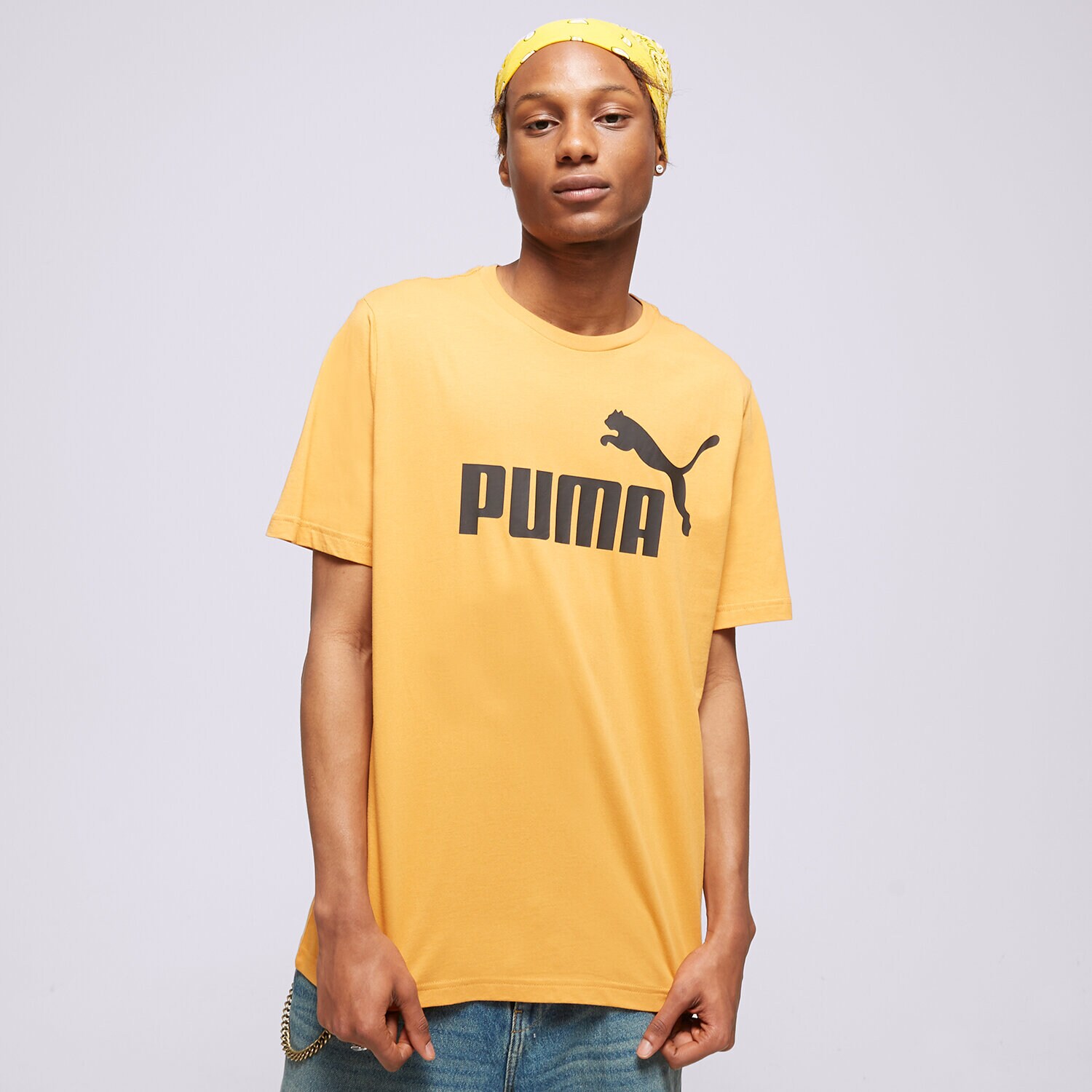 Muške majice PUMA T-SHIRT ESS LOGO TEE (S) 58666727 senf
