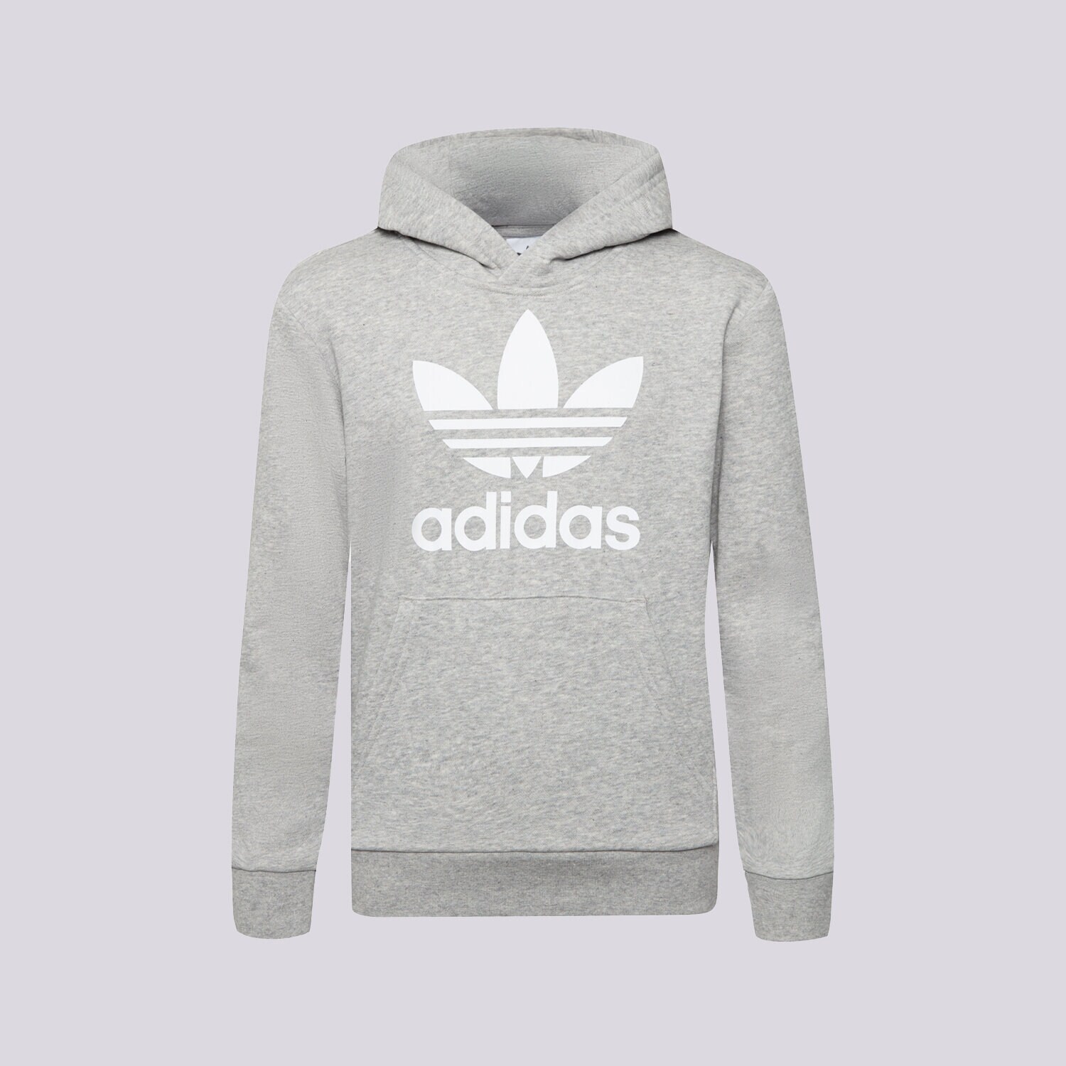 Dječje dukserice ADIDAS VESTA S KAPULJAČOM TREFOIL HOODIE BOY GE1979 siva