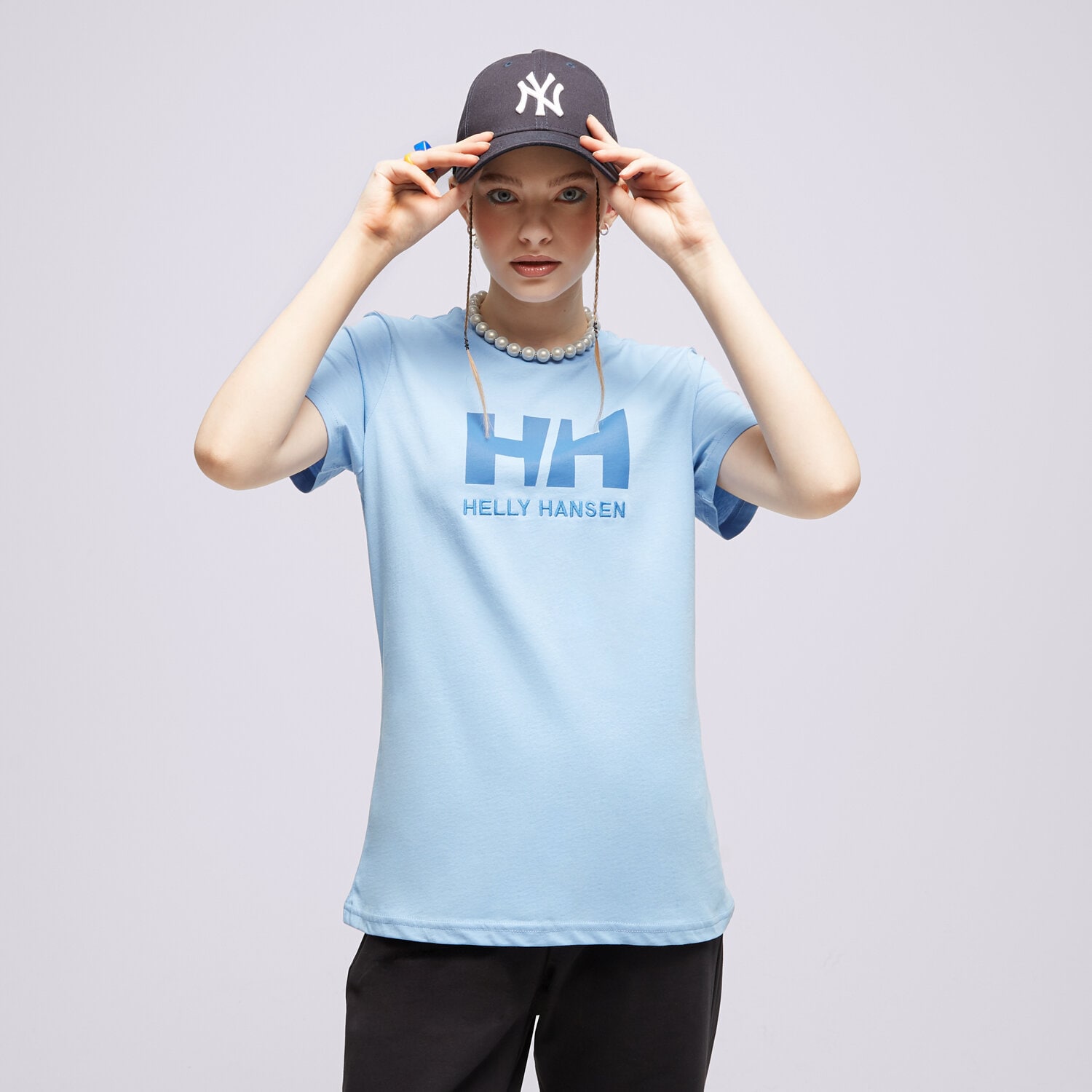 Ženske majice HELLY HANSEN T-SHIRT W HH LOGO 34112627 plava