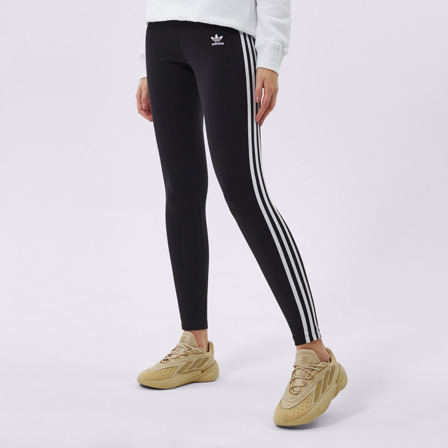 Ženske hlače ADIDAS TAJICE 3 STRIPES TIGHT H09426 crna