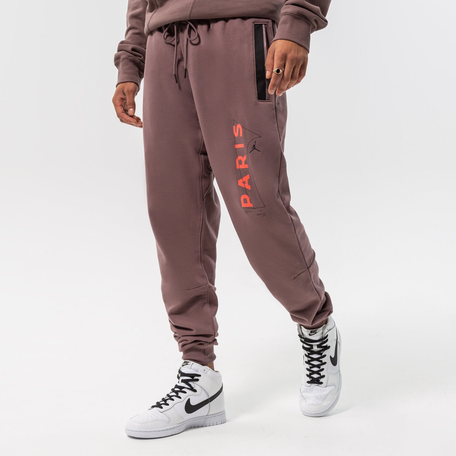Muške hlače JORDAN HLAČE M J PSG FLC PANT DM3094-291 smeđa