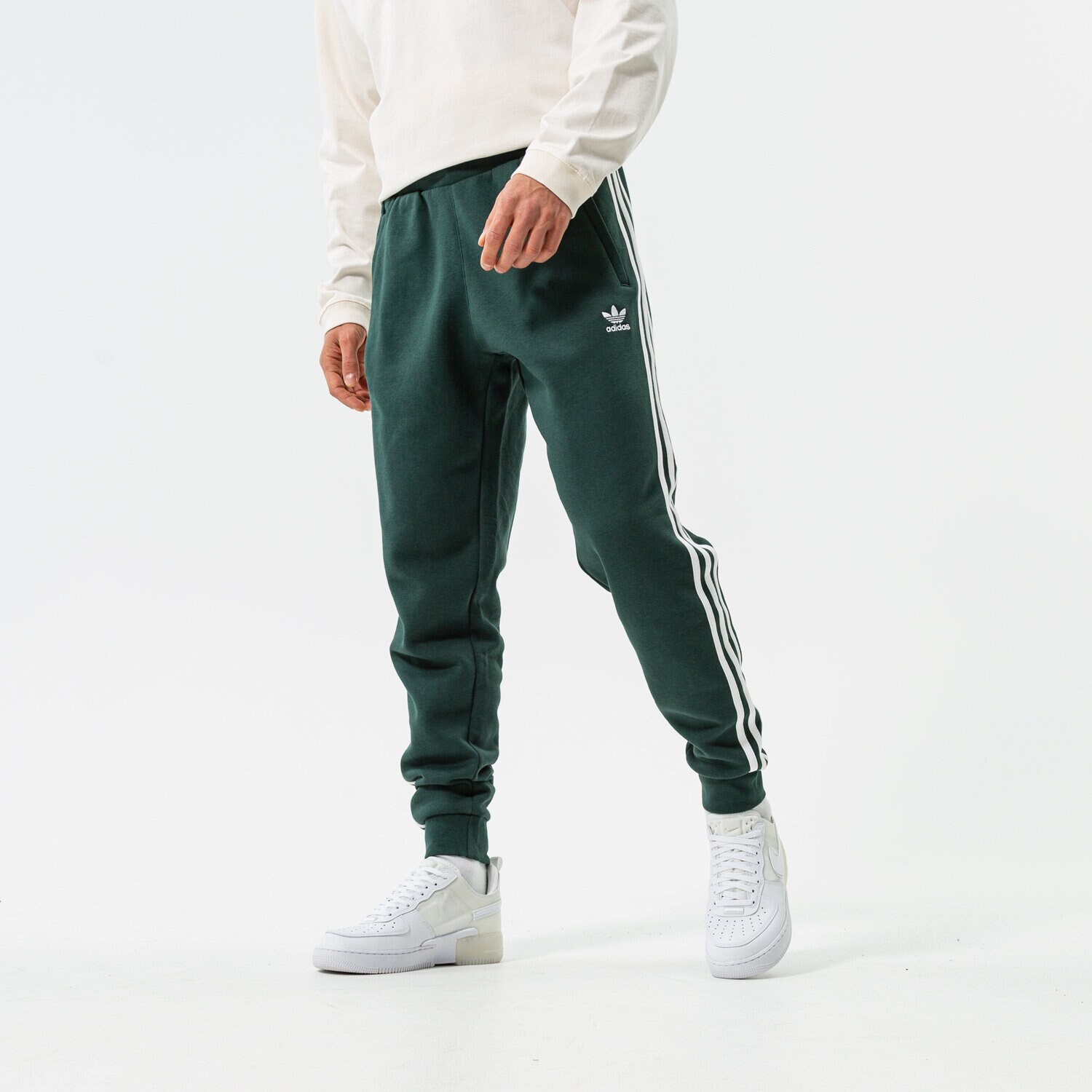 Muške hlače ADIDAS HLAČE 3-STRIPES PANT HK7299 zelena