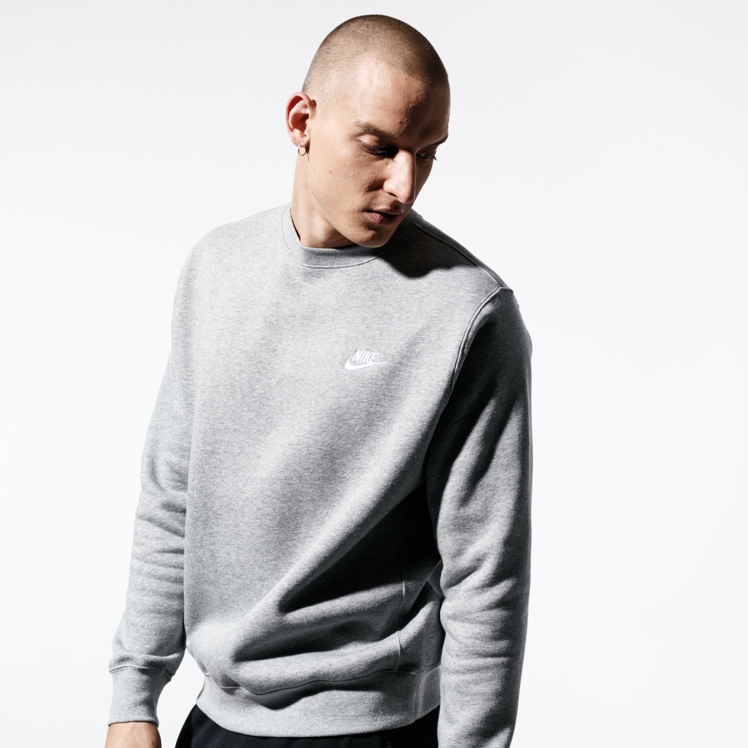 Muške dukserice NIKE VESTA SPORTSWEAR CLUB FLEECE BV2662-063 siva