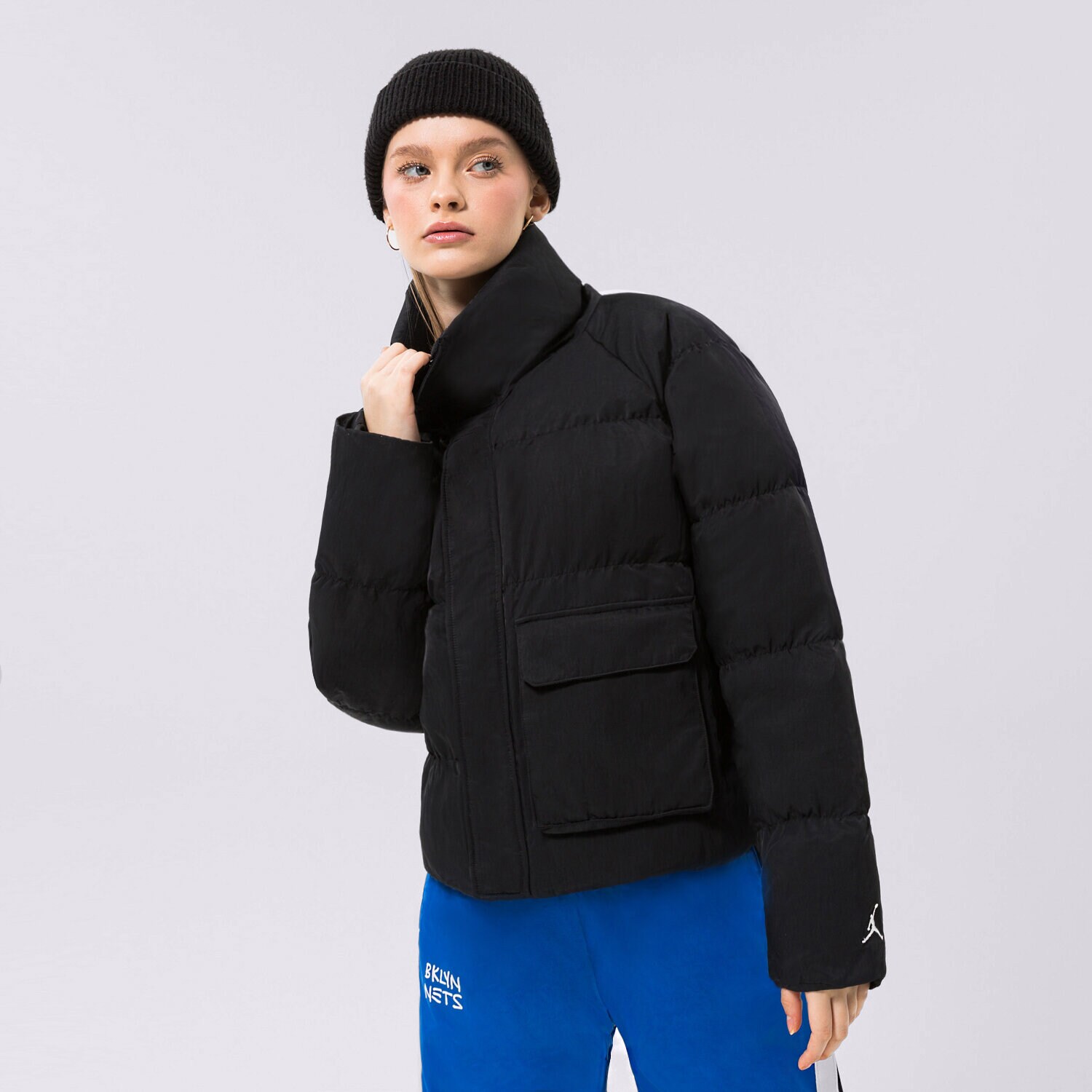 Ženske zimske jakne JORDAN JAKNA ZIMSKA W J FLIGHT PUFFER CORE DR0546-010 crna