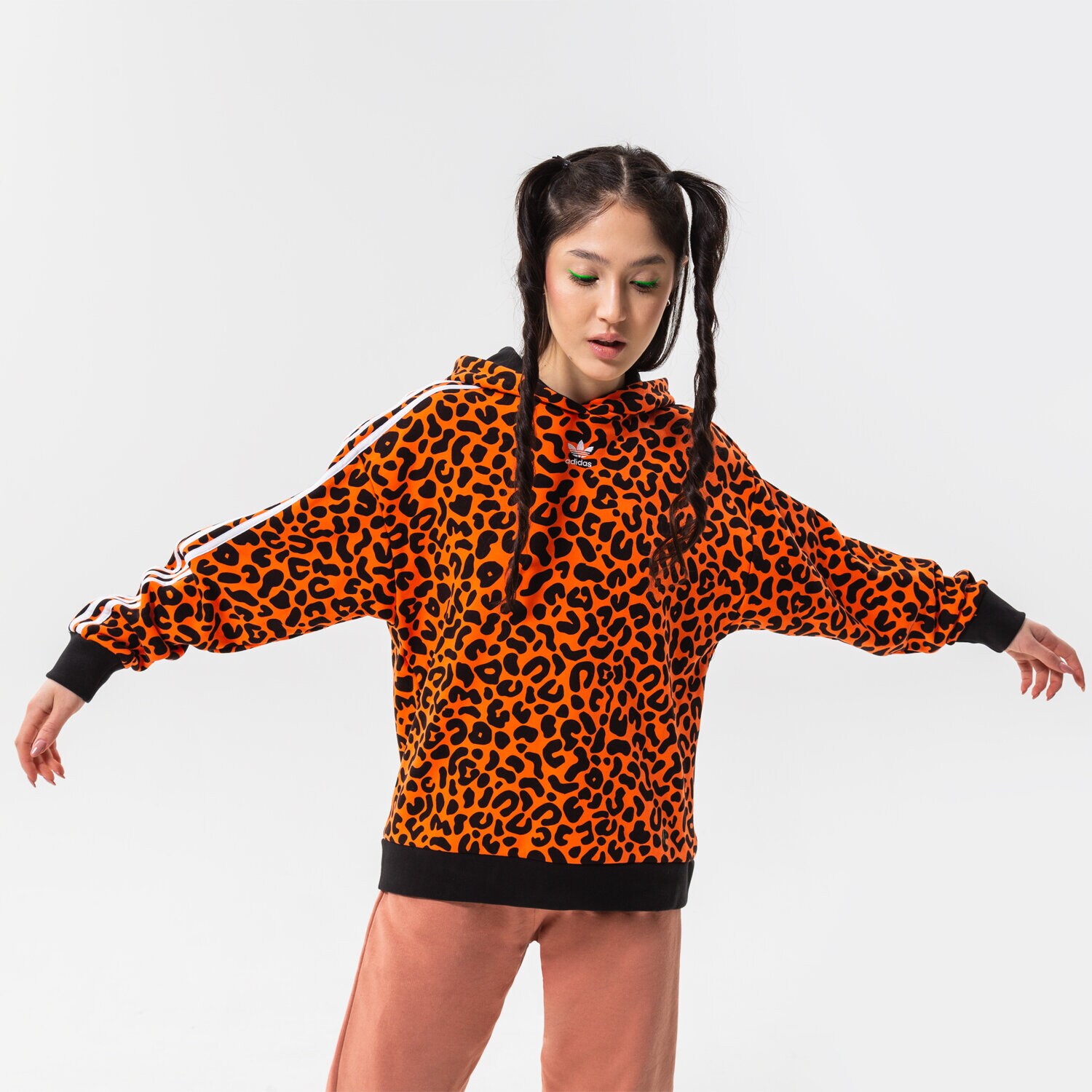 Ženske dukserice ADIDAS VESTA S KAPULJAČOM HOODIE HC4476 narančasta