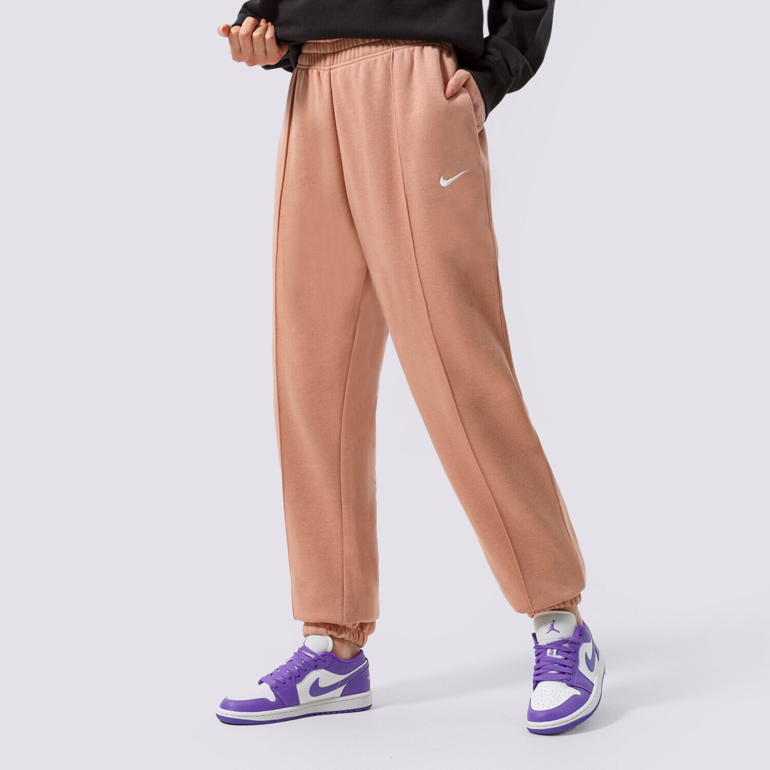 Ženske hlače NIKE HLAČE W NSW ESSNTL CLCTN FLC PANT DQ5098-609 bež
